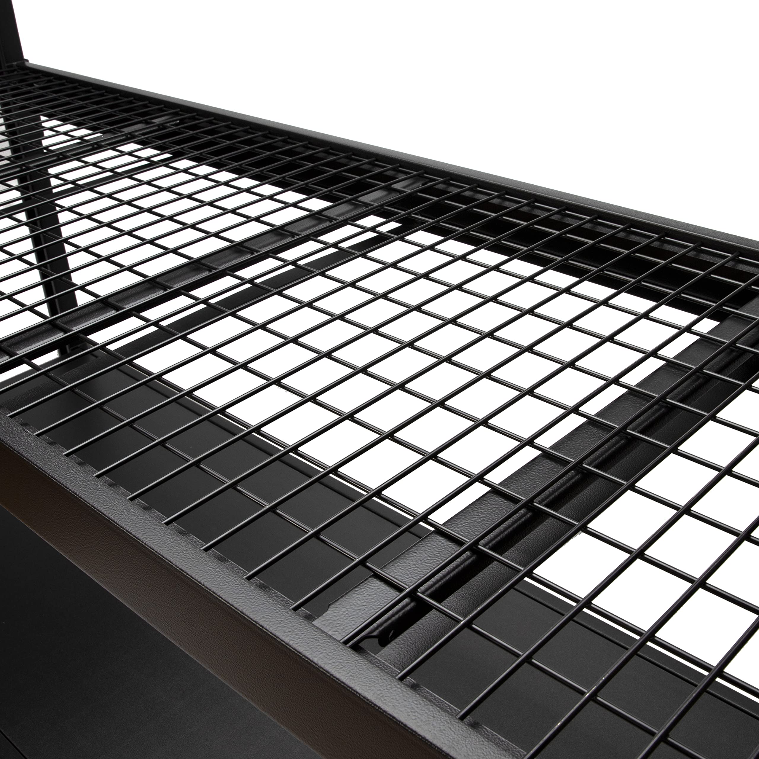 6-Foot Tall DEWALT, 4 Shelf Steel Wire Deck Industrial Storage Rack, Adjustable for Custom Workshop/Garage Storage Solutions, Total Capacity: 10,000 lbs. (DXST10000BLK)