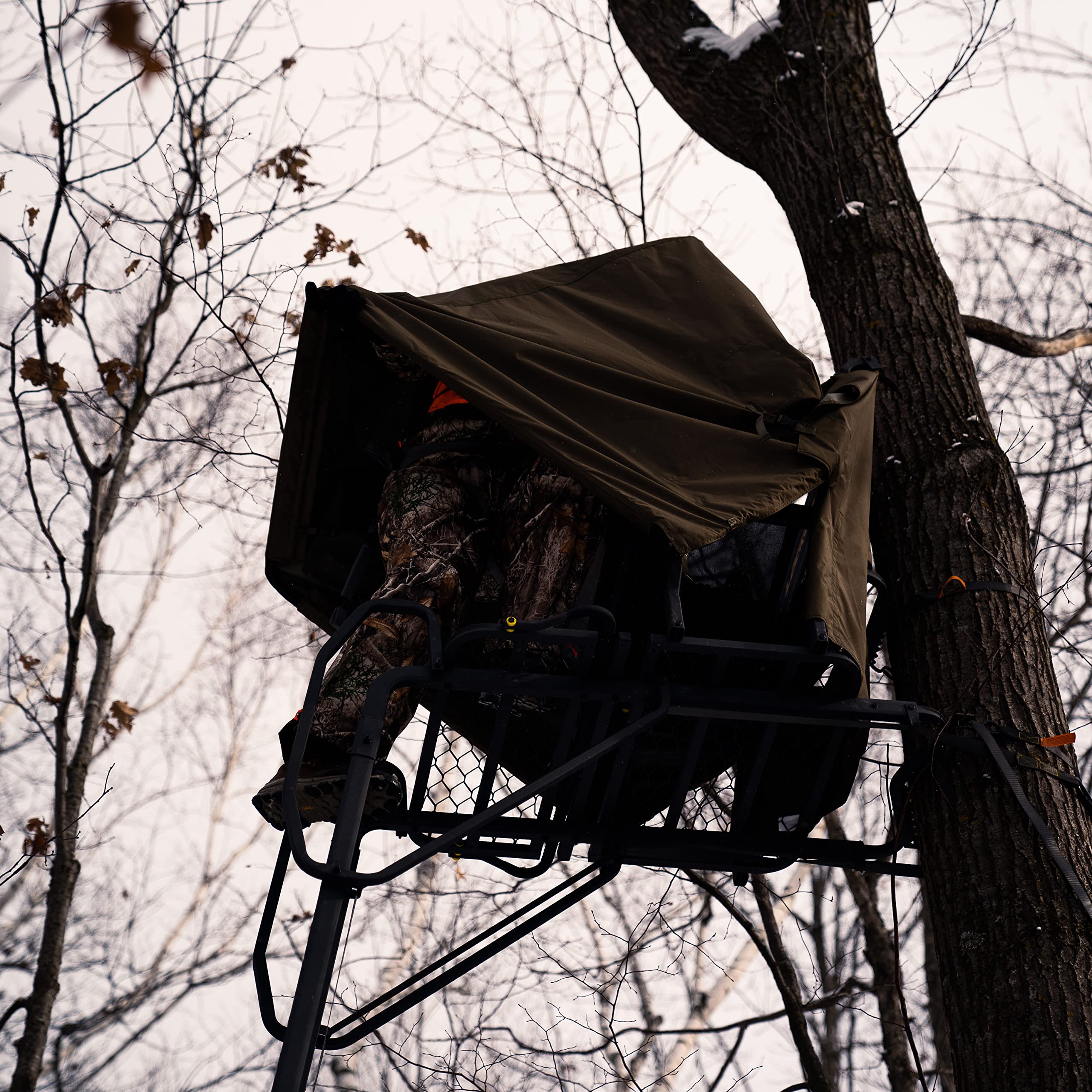 Lockdown™ 1-Man Rivers Edge® Concealment Kit, Ladder Stand Durable, Solution-Dyed, Fade Resistant, Easy Attachment, for Use with Lockdown™ Ladder Stands, LD701