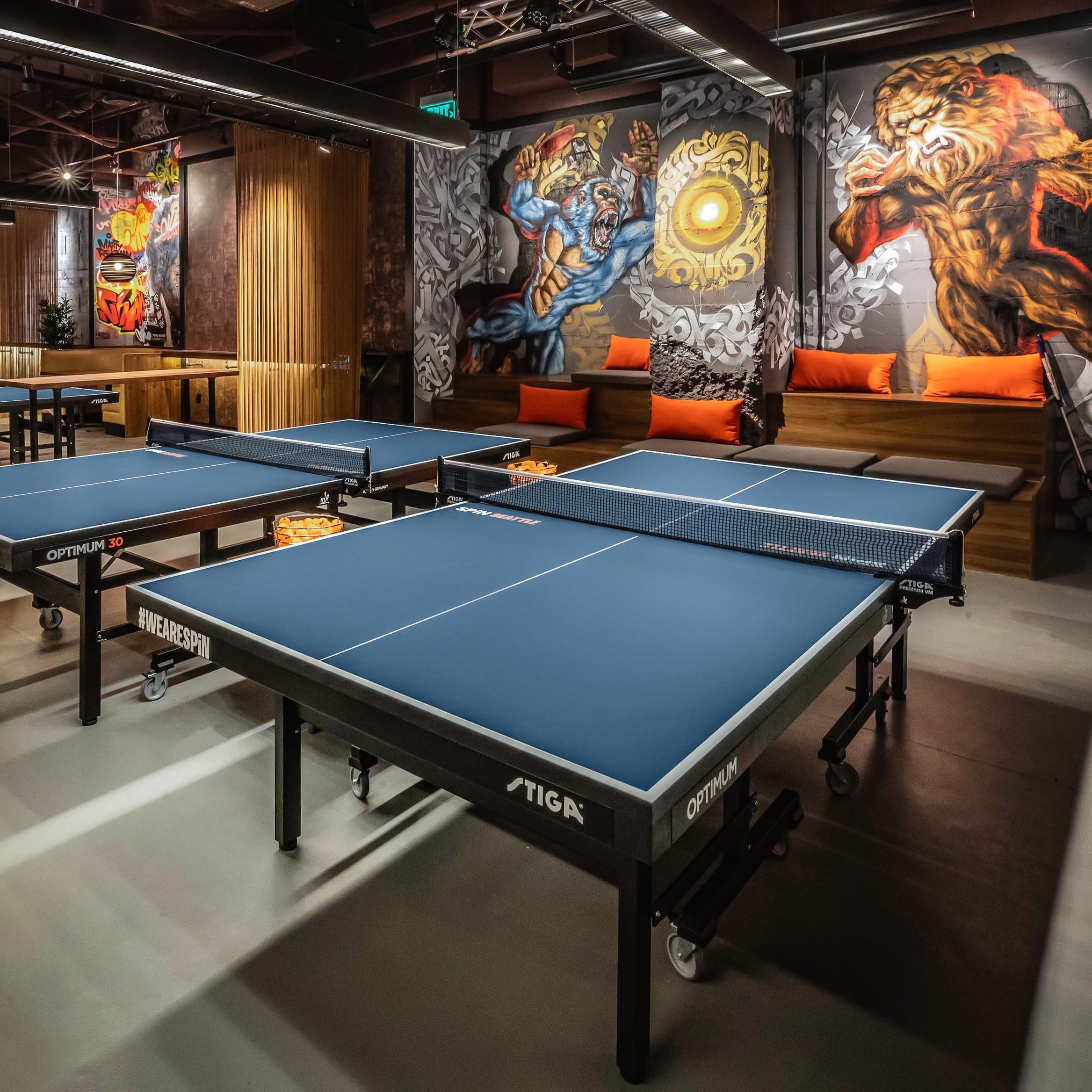 30 Table Tennis Table Optimum - Tournament-Approved, 30mm Thick Top, and Unmatched Stability