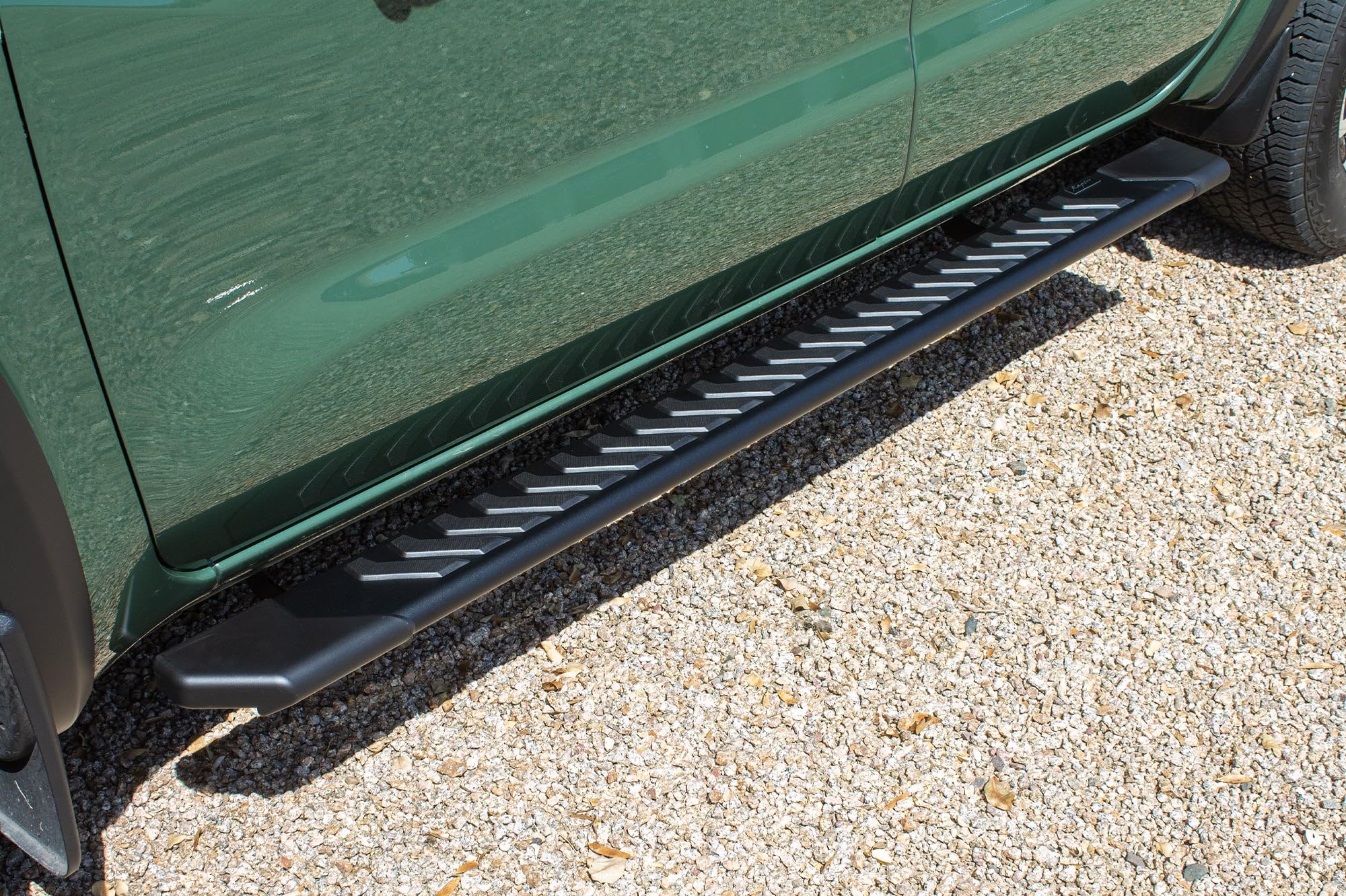 5in Raptor Series Running Boards Steps OEM Style Full Tread Black Aluminum | Part 2207-0589BT