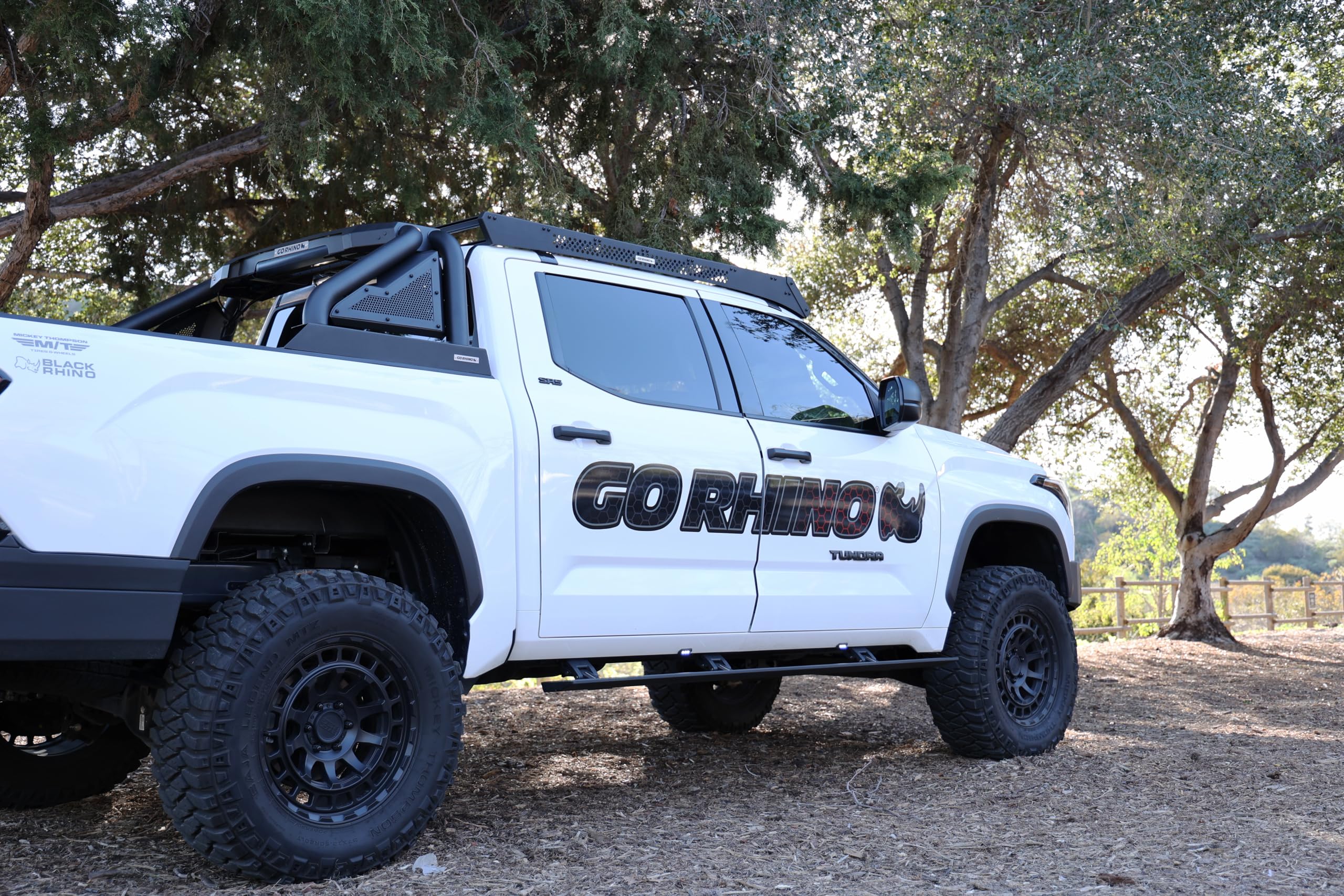 Sport Bar 2.0 Go Rhino w/Mounting for up to 6" Individual Lights & LED Light Bars up to 40" | Mild Steel, Textured Black | 911020T | Fits 2022-2024 Toyota Tundra