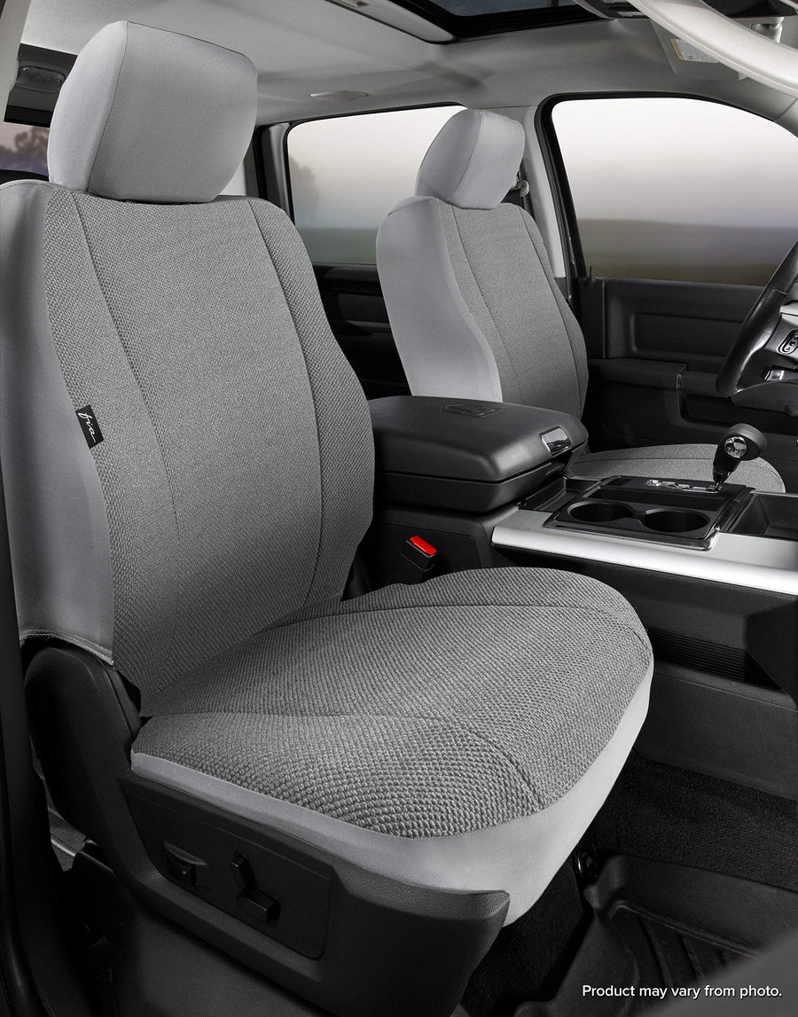 Custom Fit FIA TRS49-46 Gray Front Seat Cover Bucket Seats - Saddle Blanket (Solid Gray)