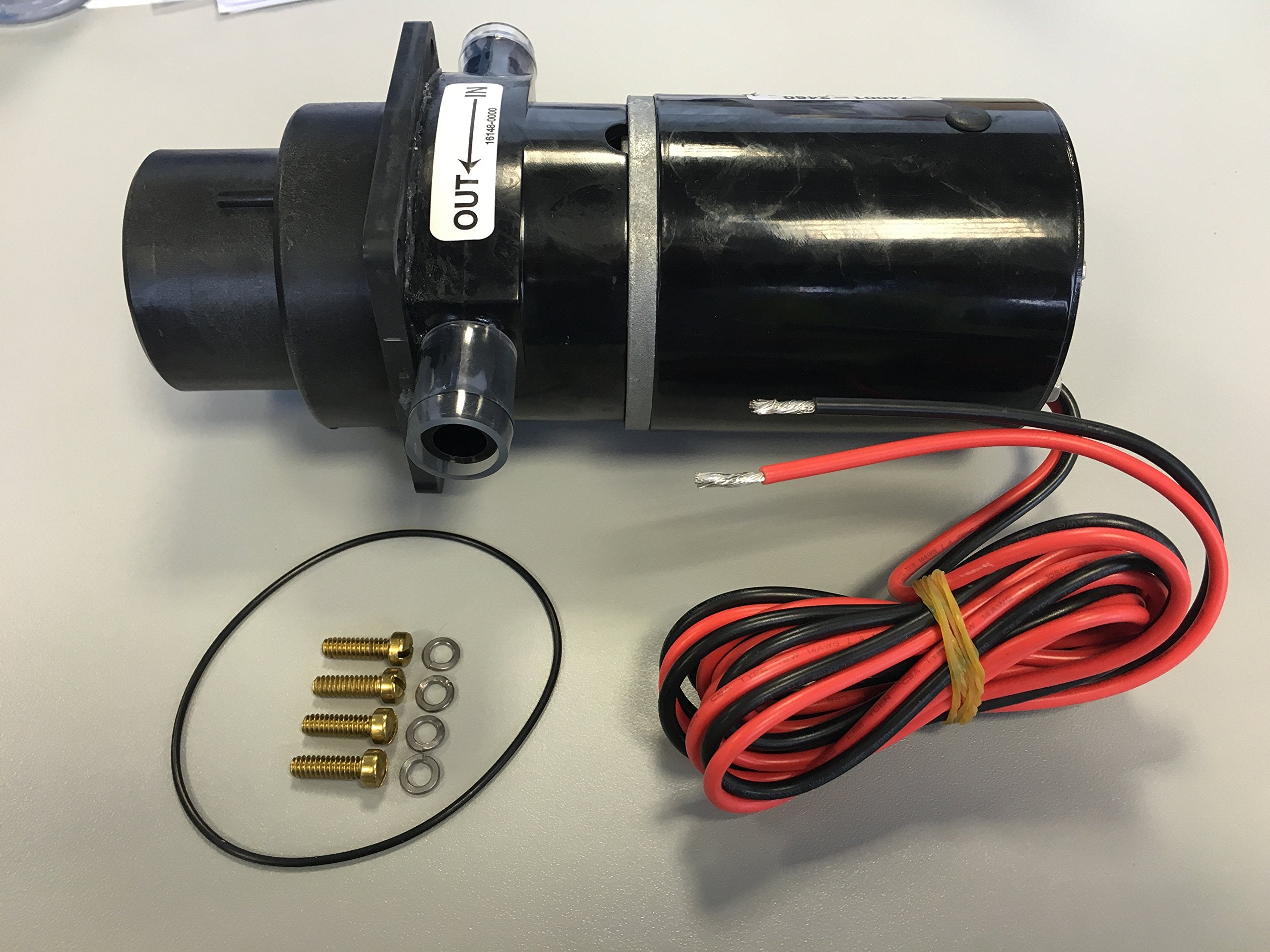 Jabsco Marine Electric Toilet 37041-0010 Macerator Sub Assembly Kit, 12-Volt, 37010-Series, Black