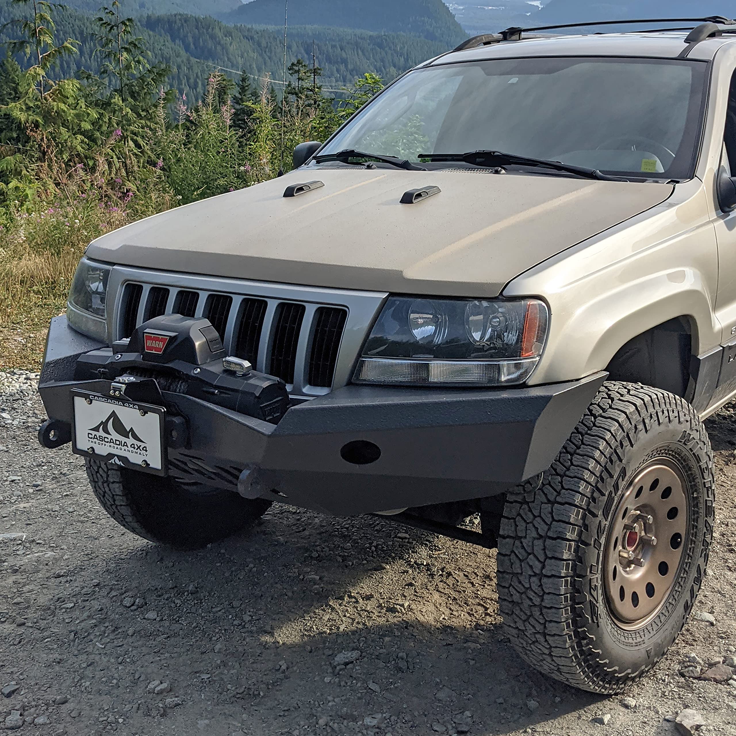 Winch License Plate Mounting System Cascadia 4x4 Flipster V3 | Hawse, Roller, Recessed Fairlead