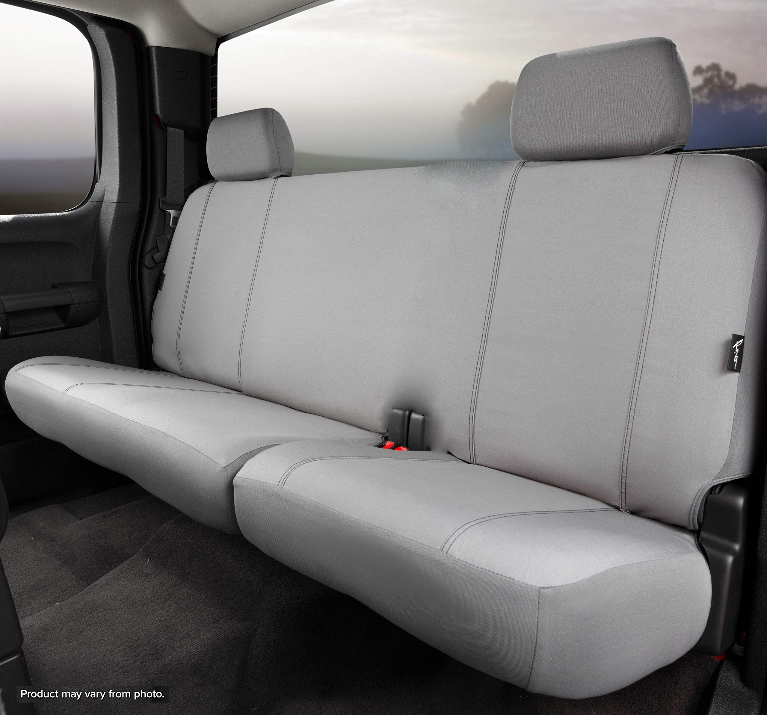 Custom Fit Fia SP82-18 GRAY Rear Seat Cover Split Cushion 40/60 - Poly-Cotton, (Gray)