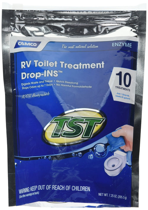 Blue Camco TST Enzyme Drop-In, Bag of 10