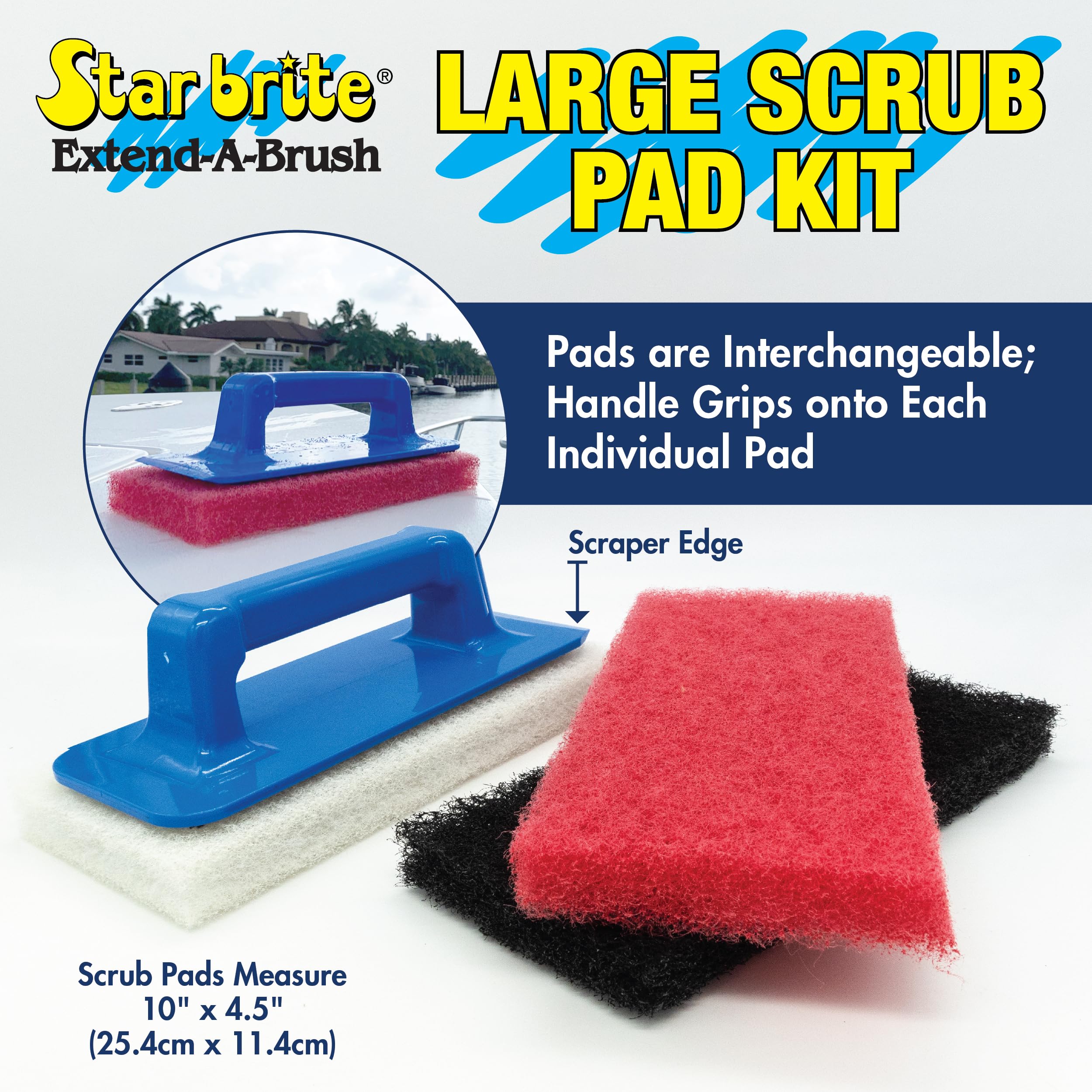 Large STAR BRITE Scrub Pad Kit (042023)