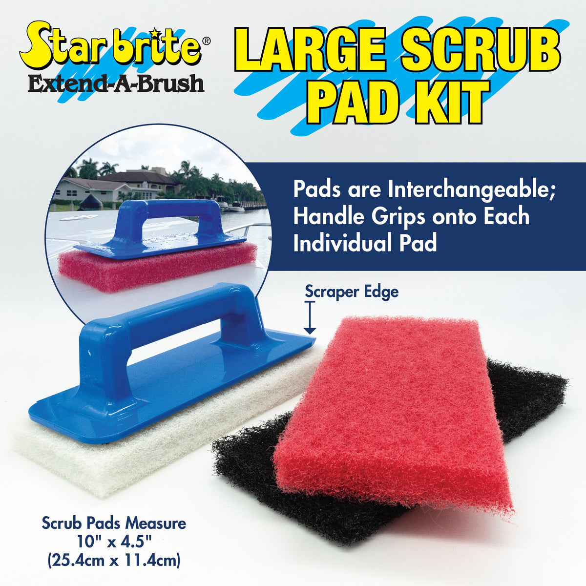 Large STAR BRITE Scrub Pad Kit (042023)