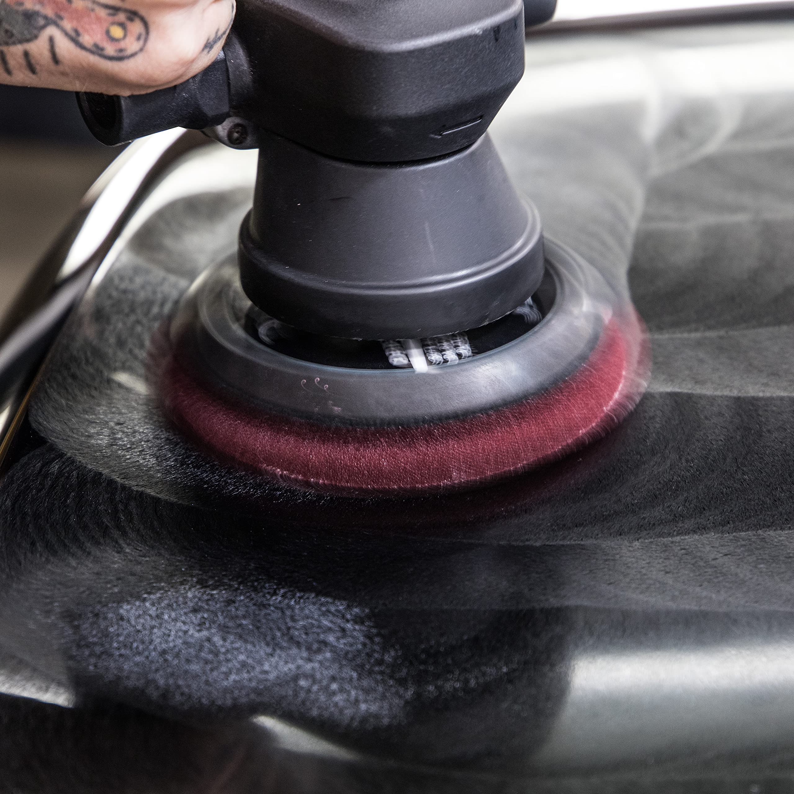 6” Meguiar's Soft Buff DA Foam Cutting Disc DFC6 - Hook and Loop Pad for Use with a 6” DA Backing Plate, Dual Action Polisher, and Compound for Paint Defect Removal