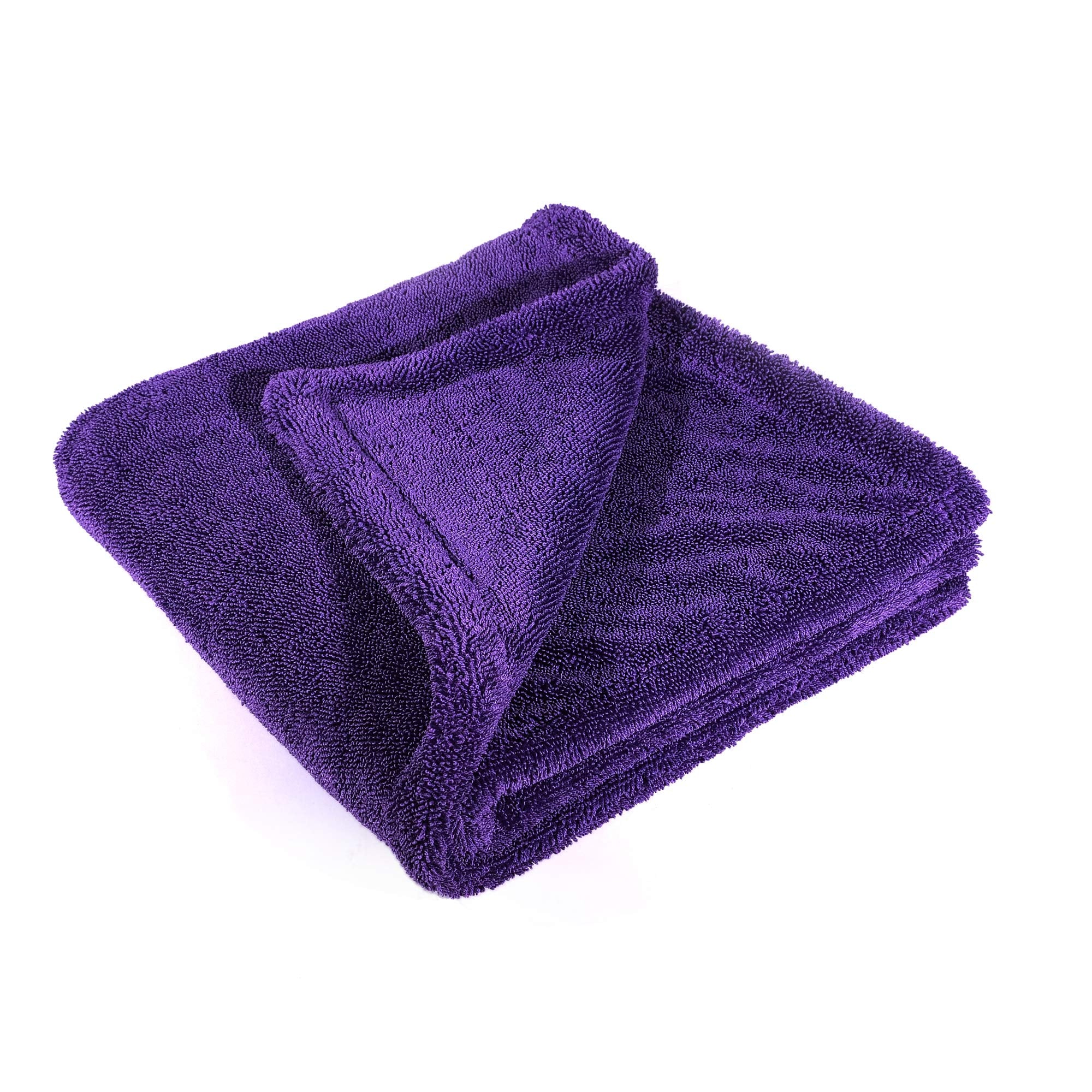 Purple Maxshine 24" x 36" Duo Twisted Microfiber Towel (1200GSM) – Large, Plush, Rinse-Free Double-Sided Drying Towel – Super Absorbent Microfiber for Drying