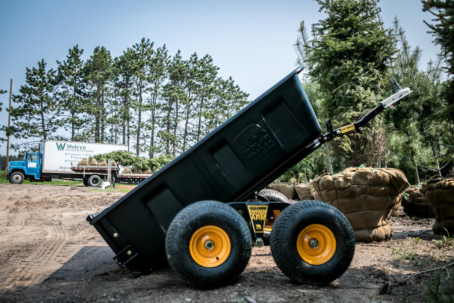 Polar Trailer HD Max TA #10813 – 93" x 55" x 39" Tandem Axle Heavy-Duty Utility Trailer – 1,800 lb Capacity, Rustproof Poly Tub, All-Steel Frame, Smooth Hauling on Rough Terrain