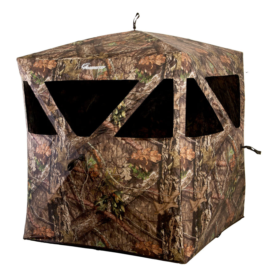 Caretaker Run & Gun Ameristep Hunting Blind | Lightweight 2 Person Ground Blind in Mossy Oak Break-Up Country, One Size