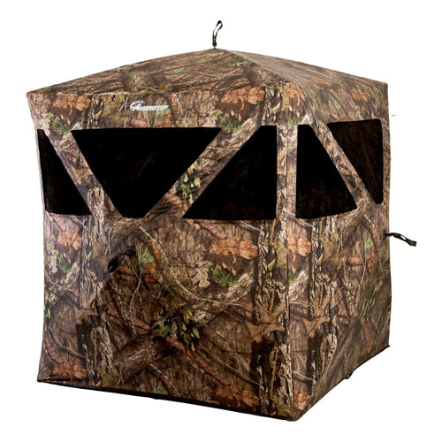 Caretaker Run & Gun Ameristep Hunting Blind | Lightweight 2 Person Ground Blind in Mossy Oak Break-Up Country, One Size