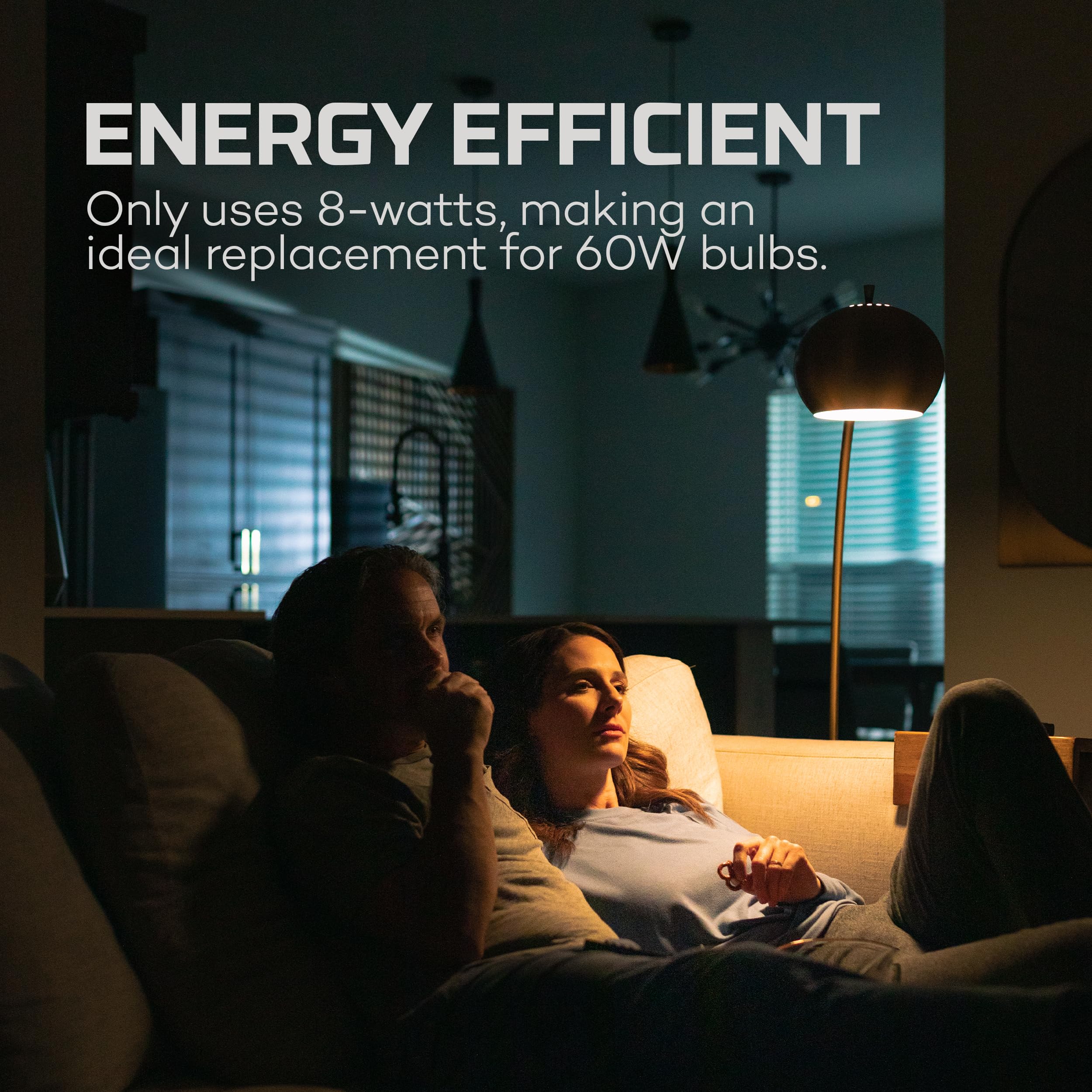 BLACKOUT BACKUP NEBO Emergency Bulb | 850 Lumens, 4 Light Modes, LED Rechargeable Light Bulb, Automatic Charging, Works Without Power, E26 Screw Base, Includes Power Cap & Portable Hanging Hook