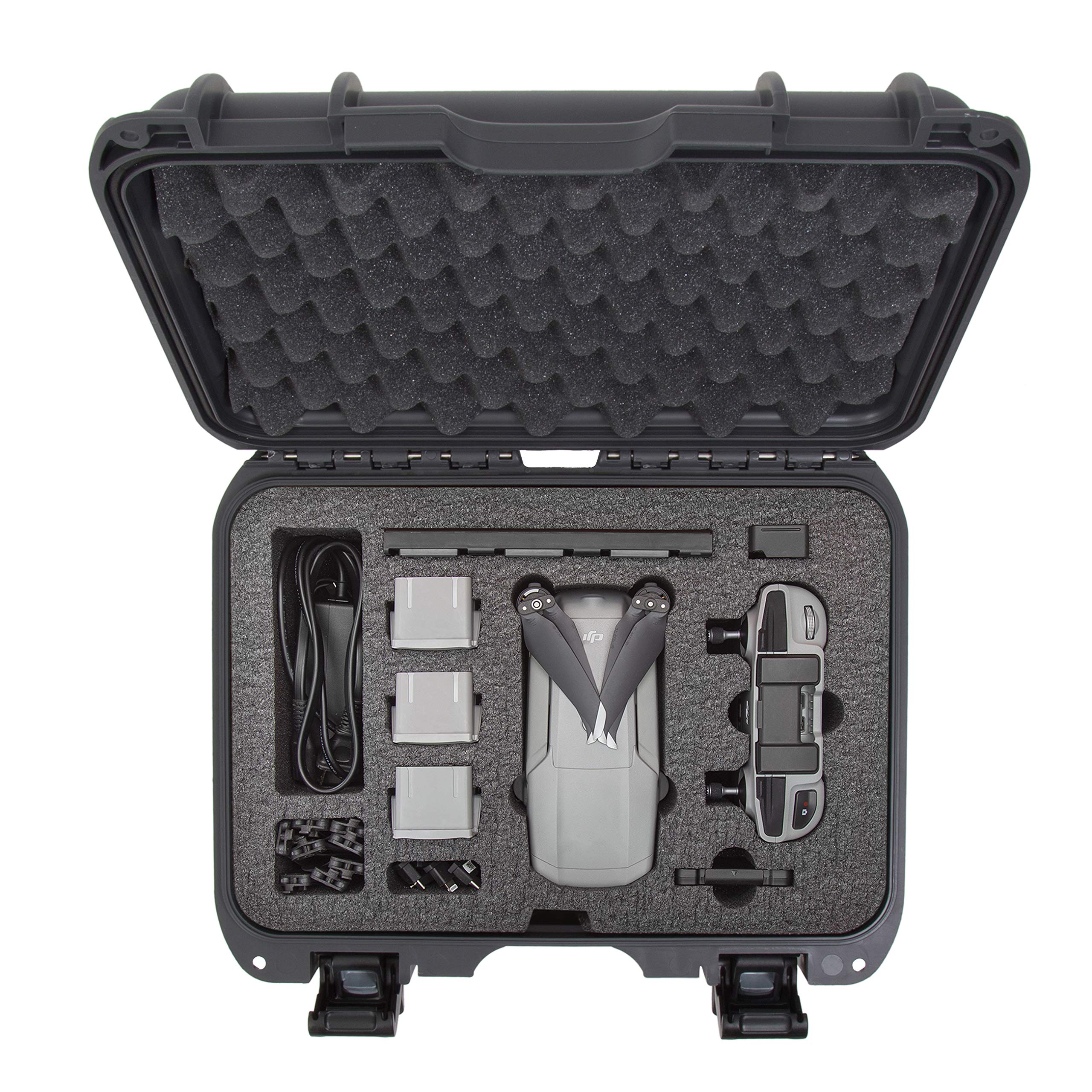 Waterproof Nanuk 915 Hard Case with Foam Insert for DJI Mavic Air 2 - Graphite (915-MAVIA27)