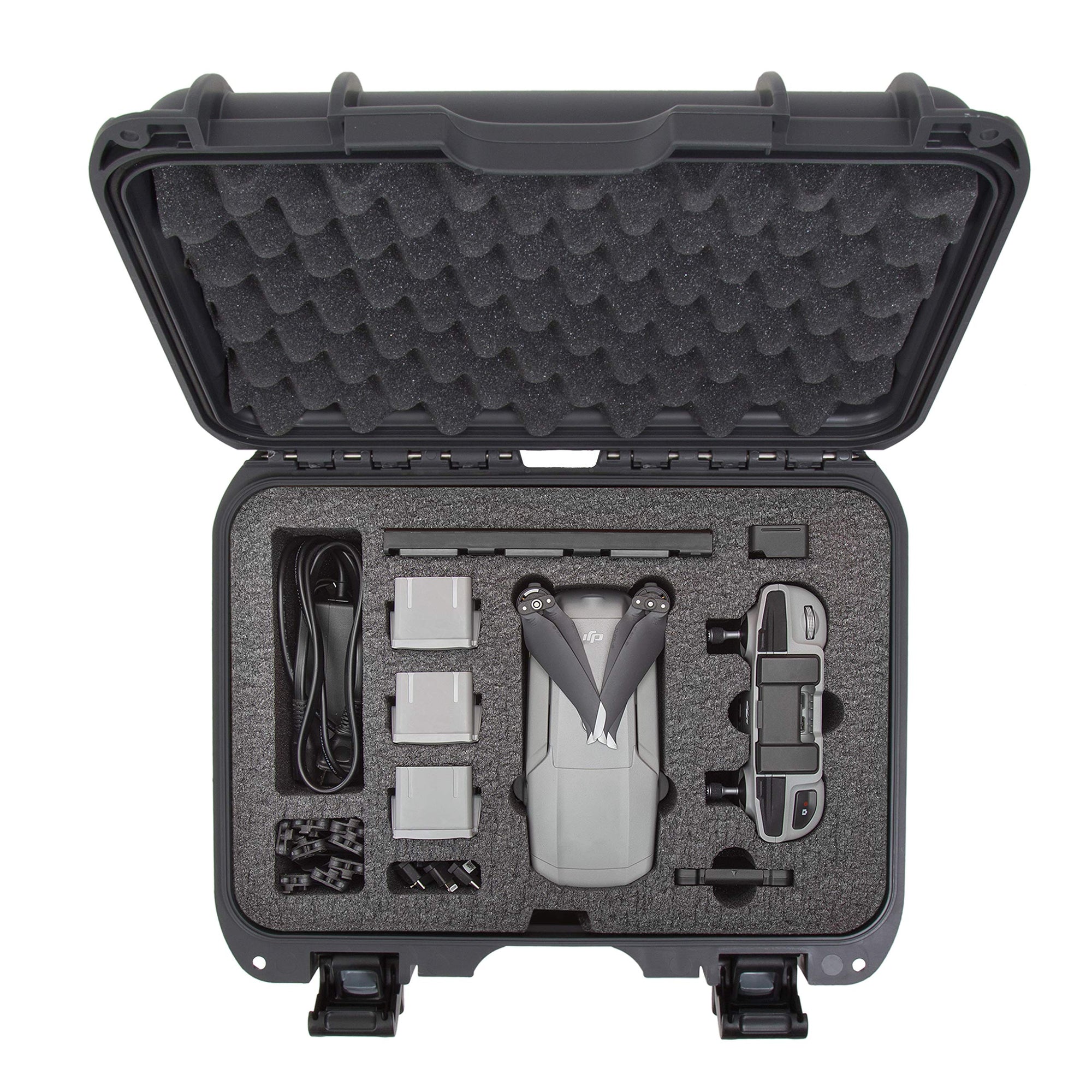 Waterproof Nanuk 915 Hard Case with Foam Insert for DJI Mavic Air 2 - Graphite (915-MAVIA27)