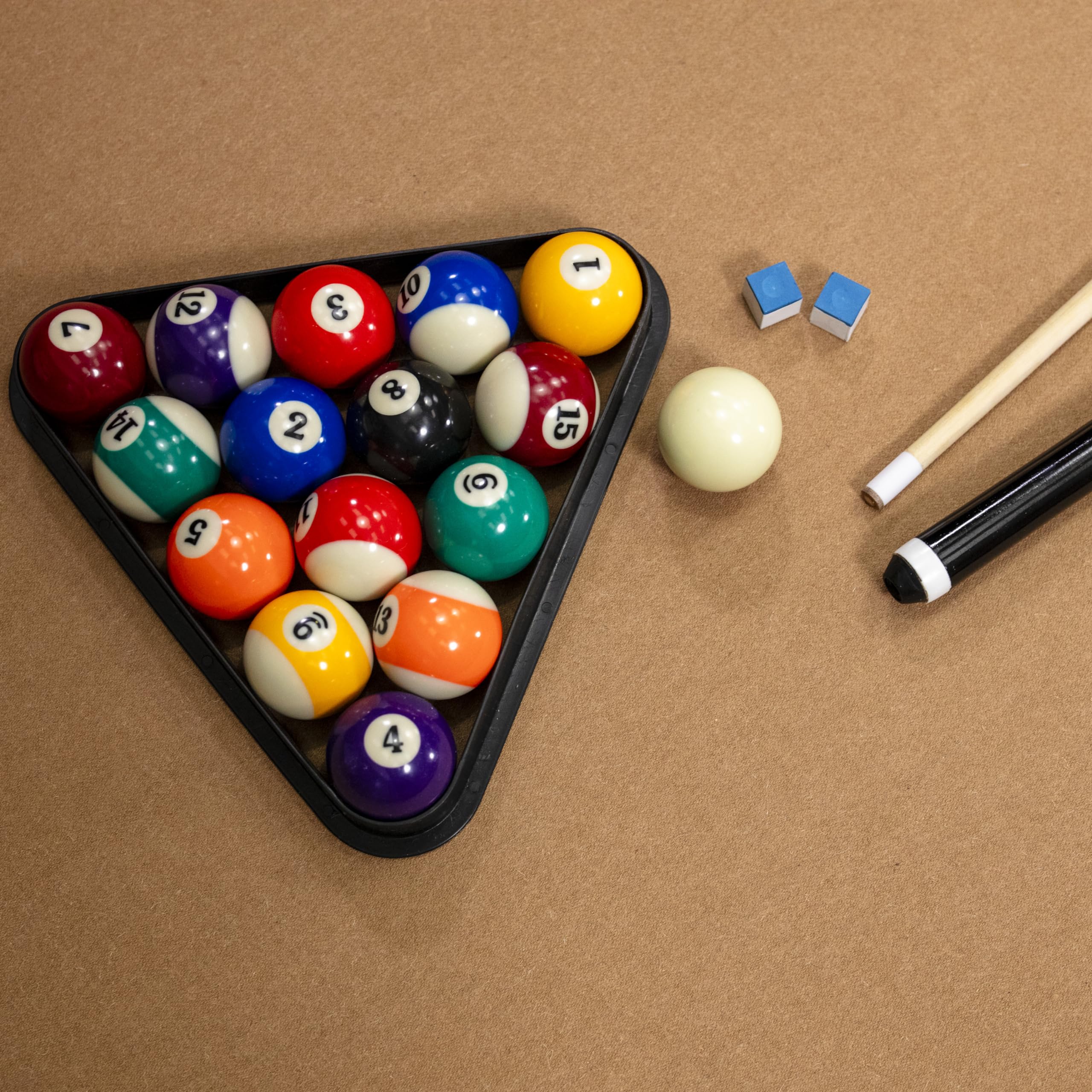 Covington Minnesota Fats 8' Billiard Table with Carved Solid-Wood Legs and Antiqued Wood Finish