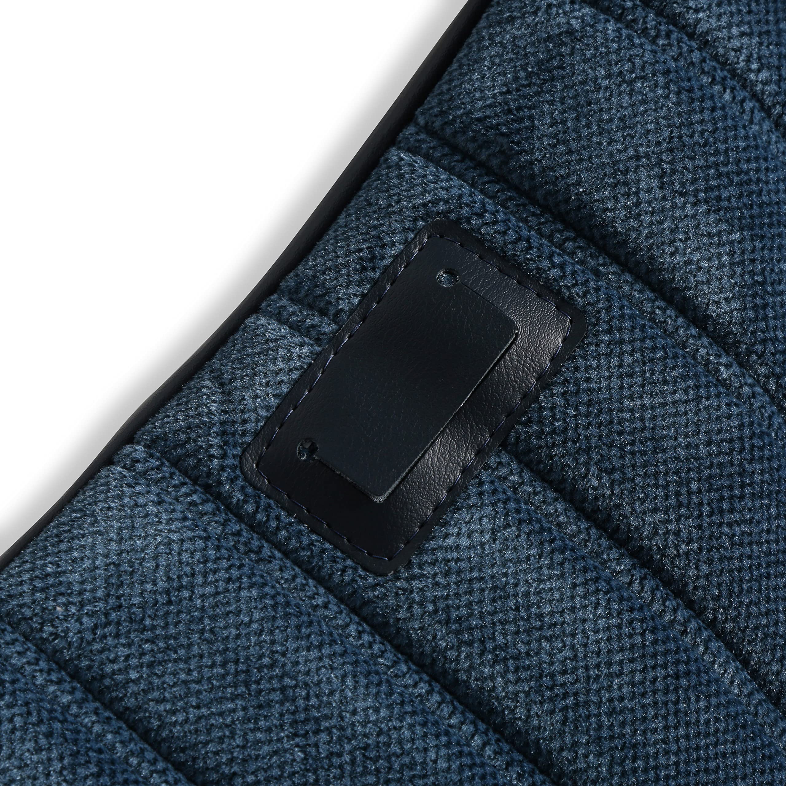 05-297 Brothers Trucks Seat Upholstery Full Pleat Cloth/Vinyl - Navy