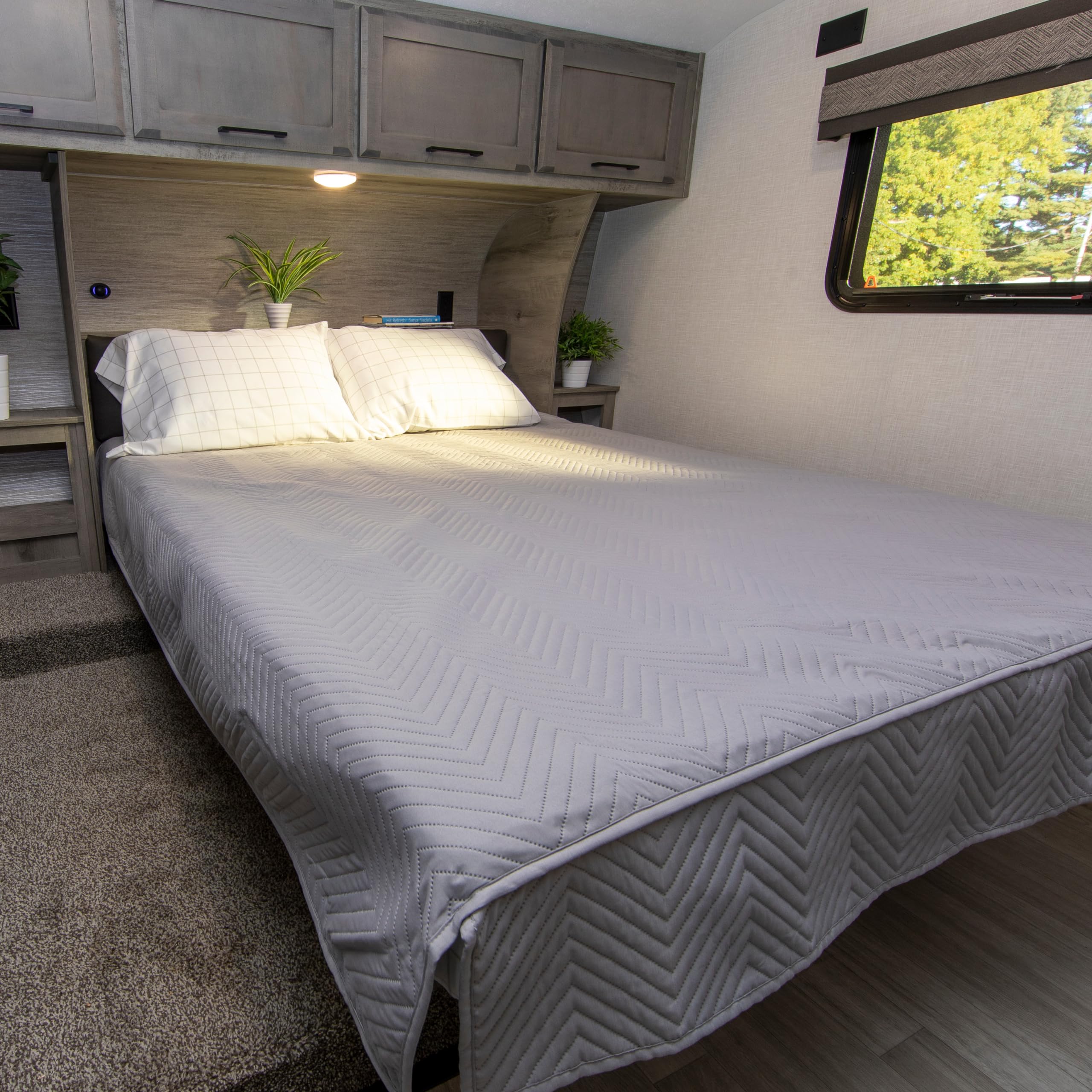 RV Bedding Set Easy Zzzs™ - Queen, Grey