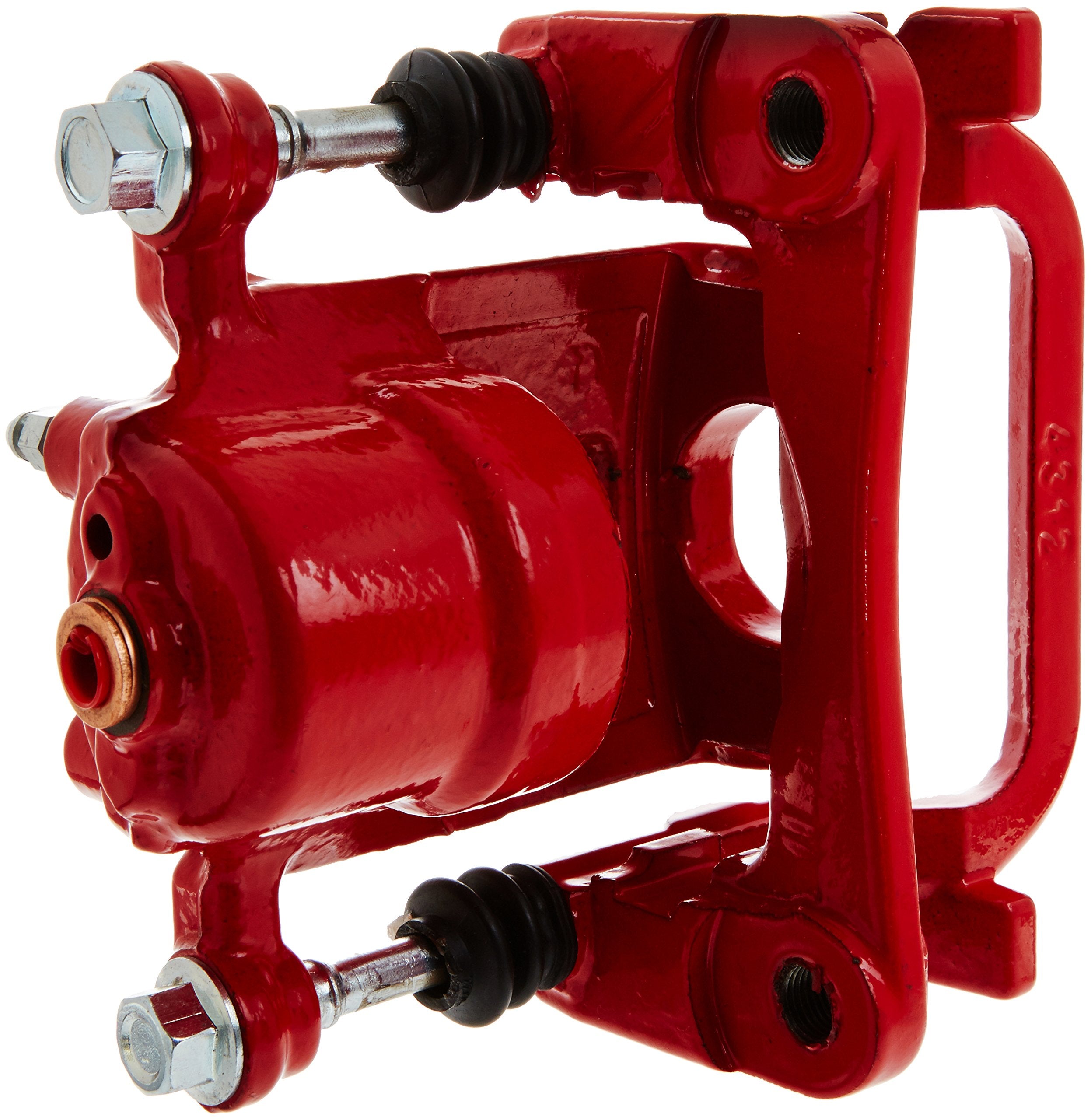Power Stop S2792A Rear Pair of High-Temp Red Powder Coated Calipers for Infiniti G35, Infiniti G37, Infiniti M35, Infiniti M45, Nissan 350Z [Model Specific]
