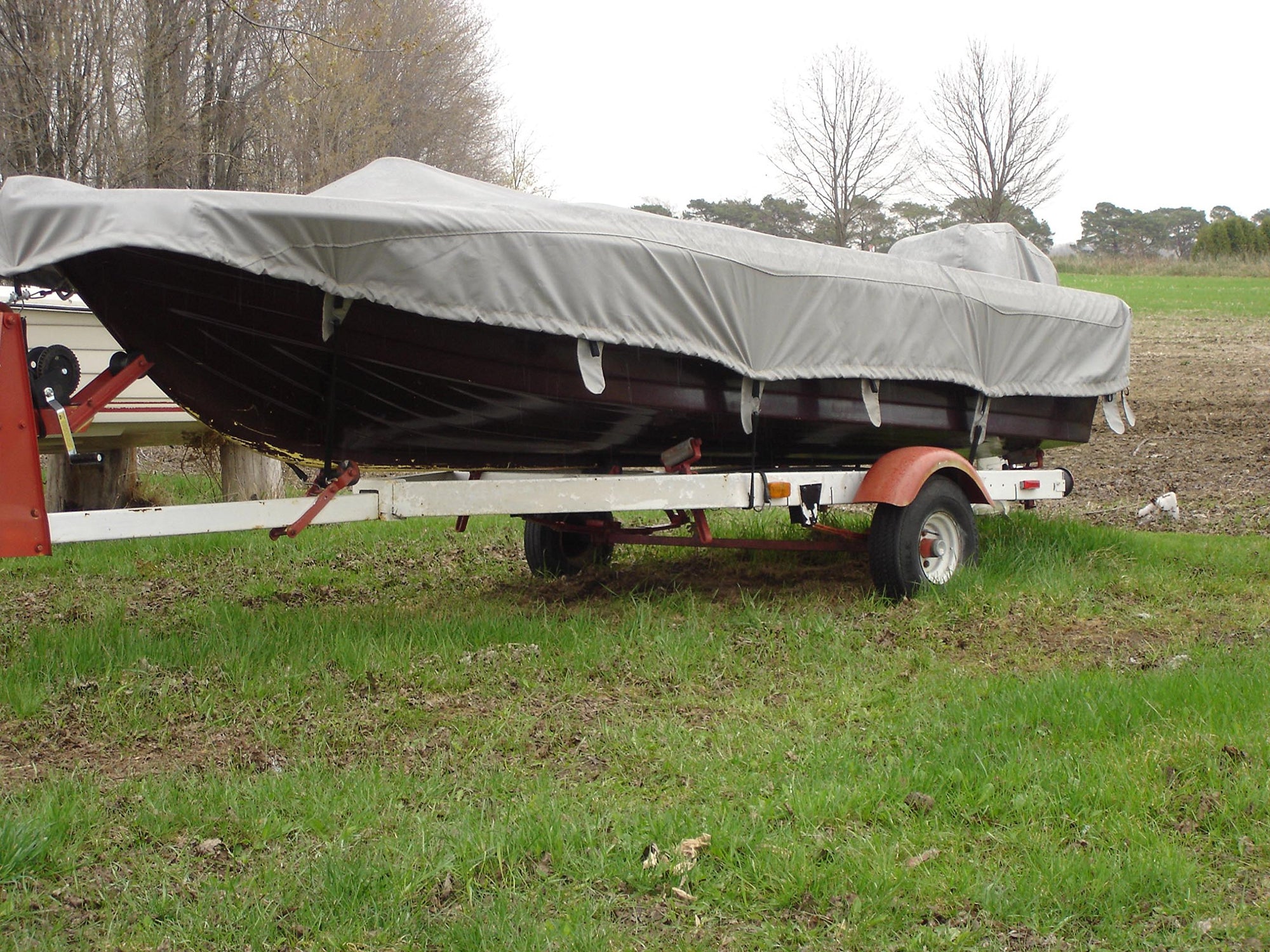 Canvas Tarp Erickson 57073, 8' x 12', 1 Pack