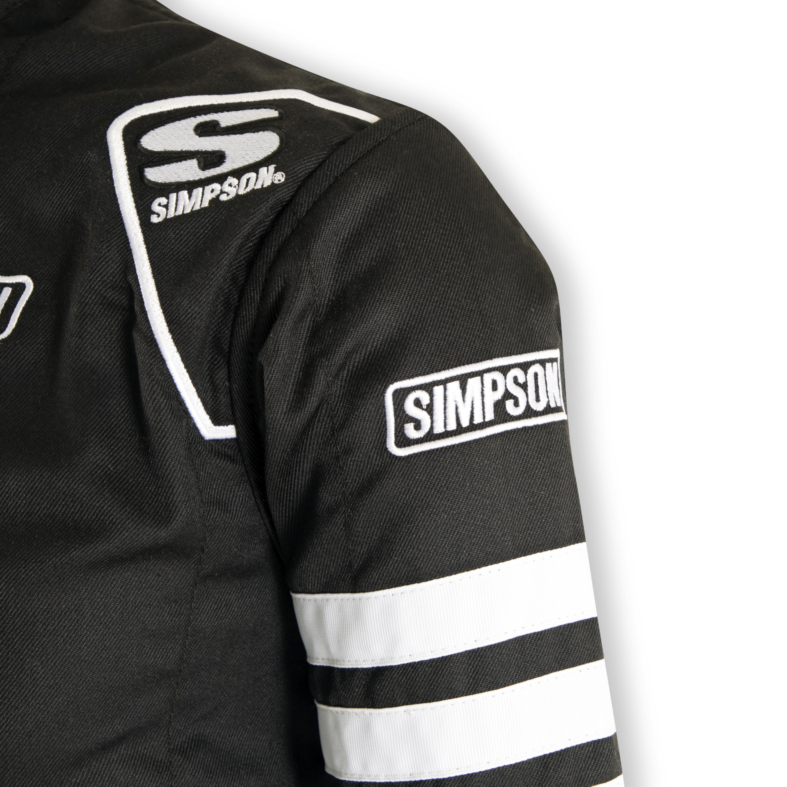 Simpson Racing Classic C402414 Racing Jacket SFI 5 X-Large Arm Restraint Black