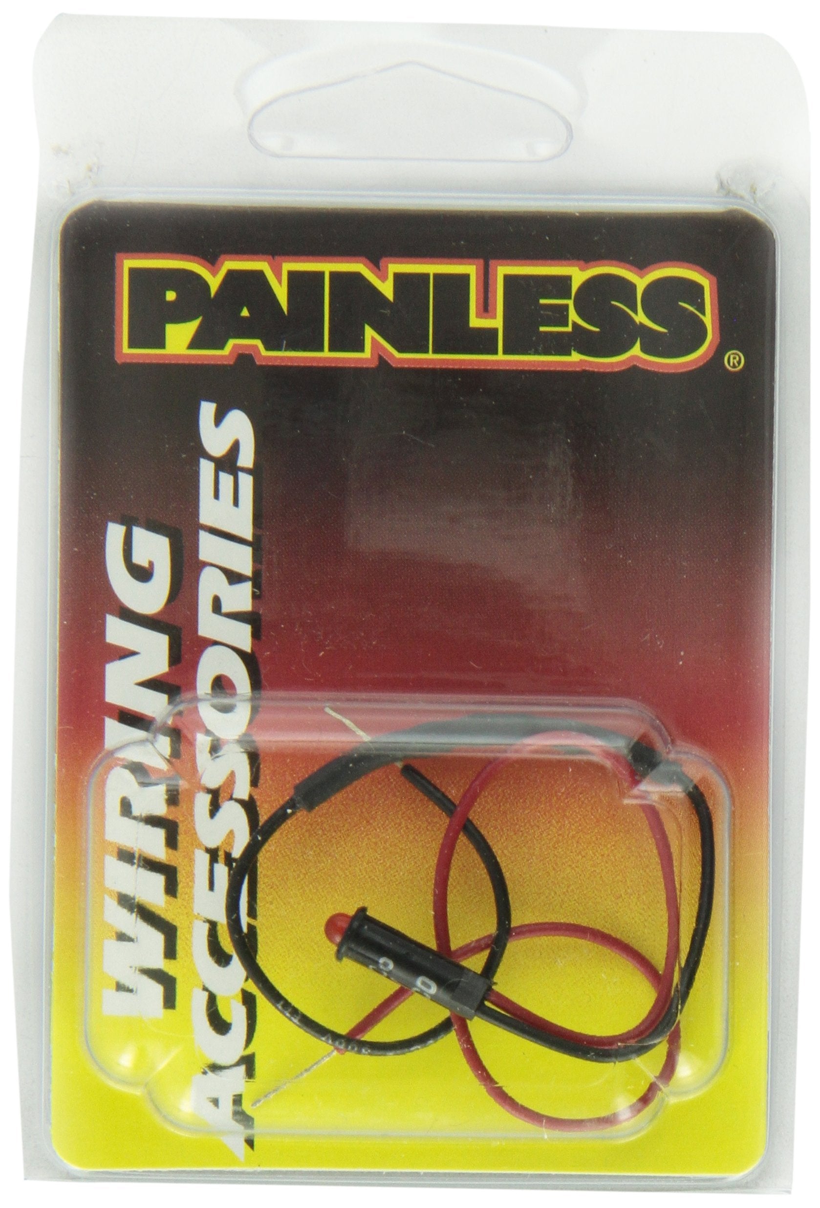 80201 Painless Performance LED Dash Indicator Light, Red, 1/8"