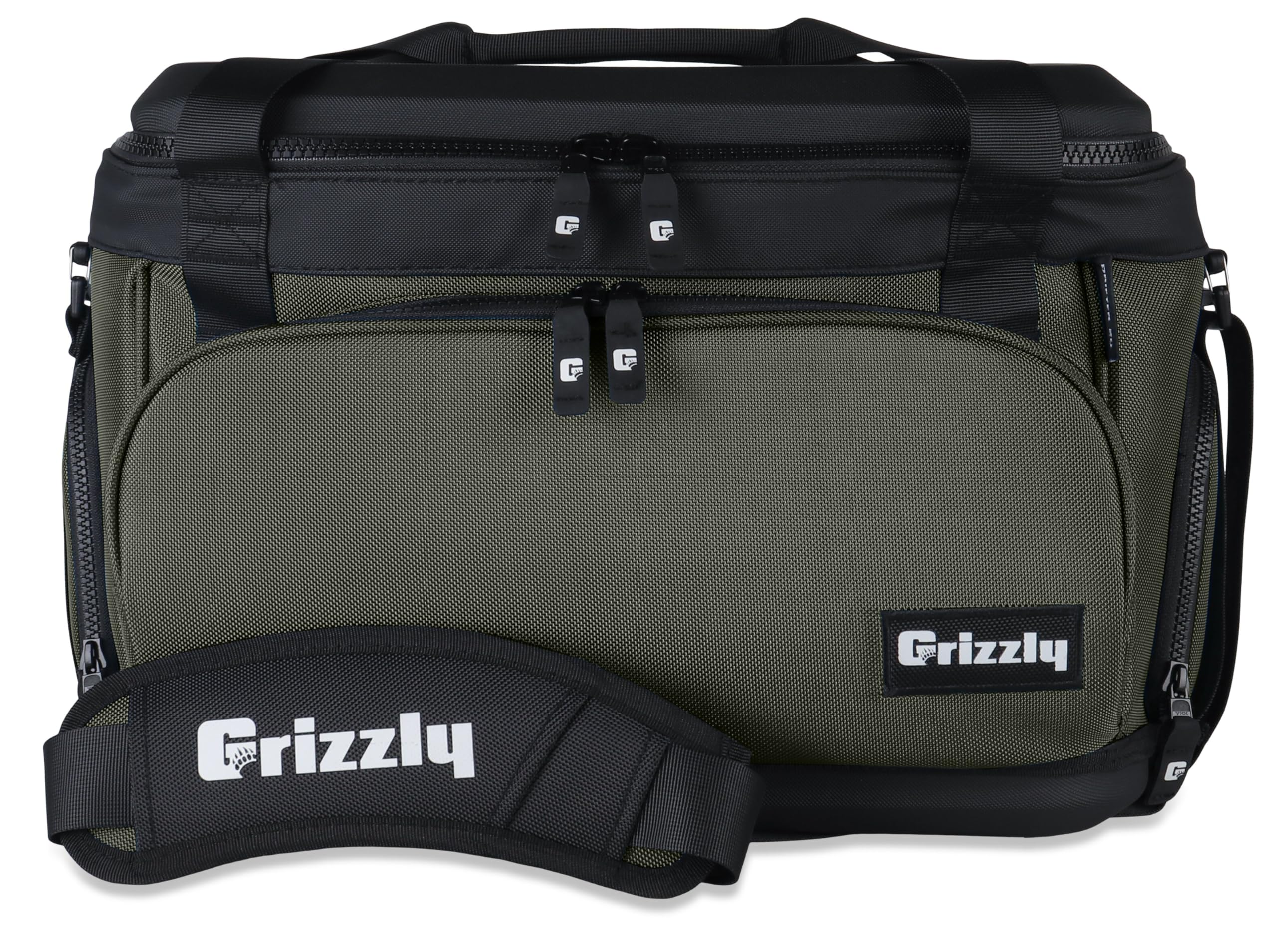 Drifter Grizzly 20 Soft Sided Cooler | 20 qt Flip-Top Cooler Bag | Ice Chest for Beach Boat Camping Fishing Hiking Hunting Picnic | Lightweight Portable Insulated Waterproof | Lunar Green