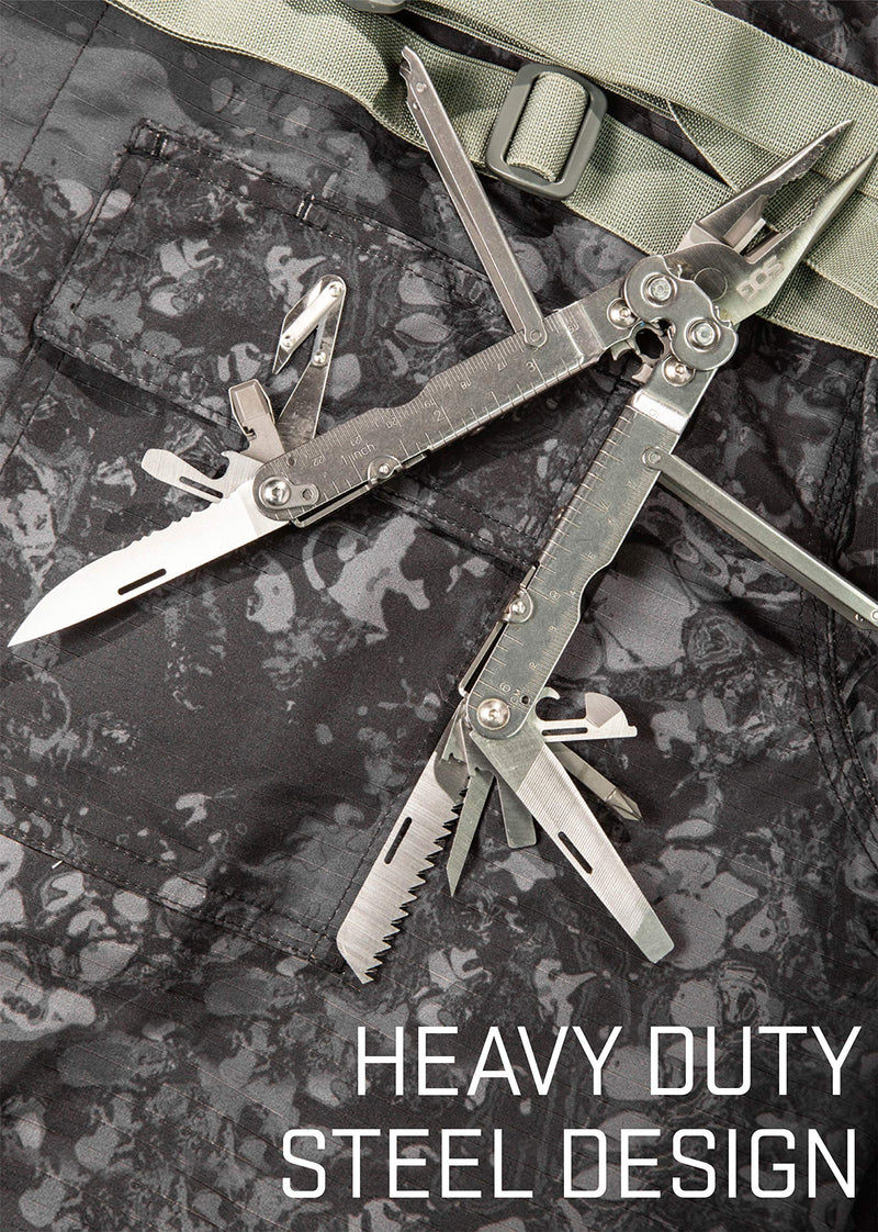 POWERLOCK SOG S62N-CP MULTI-TOOL WITH V-CUTTER (SILVER)