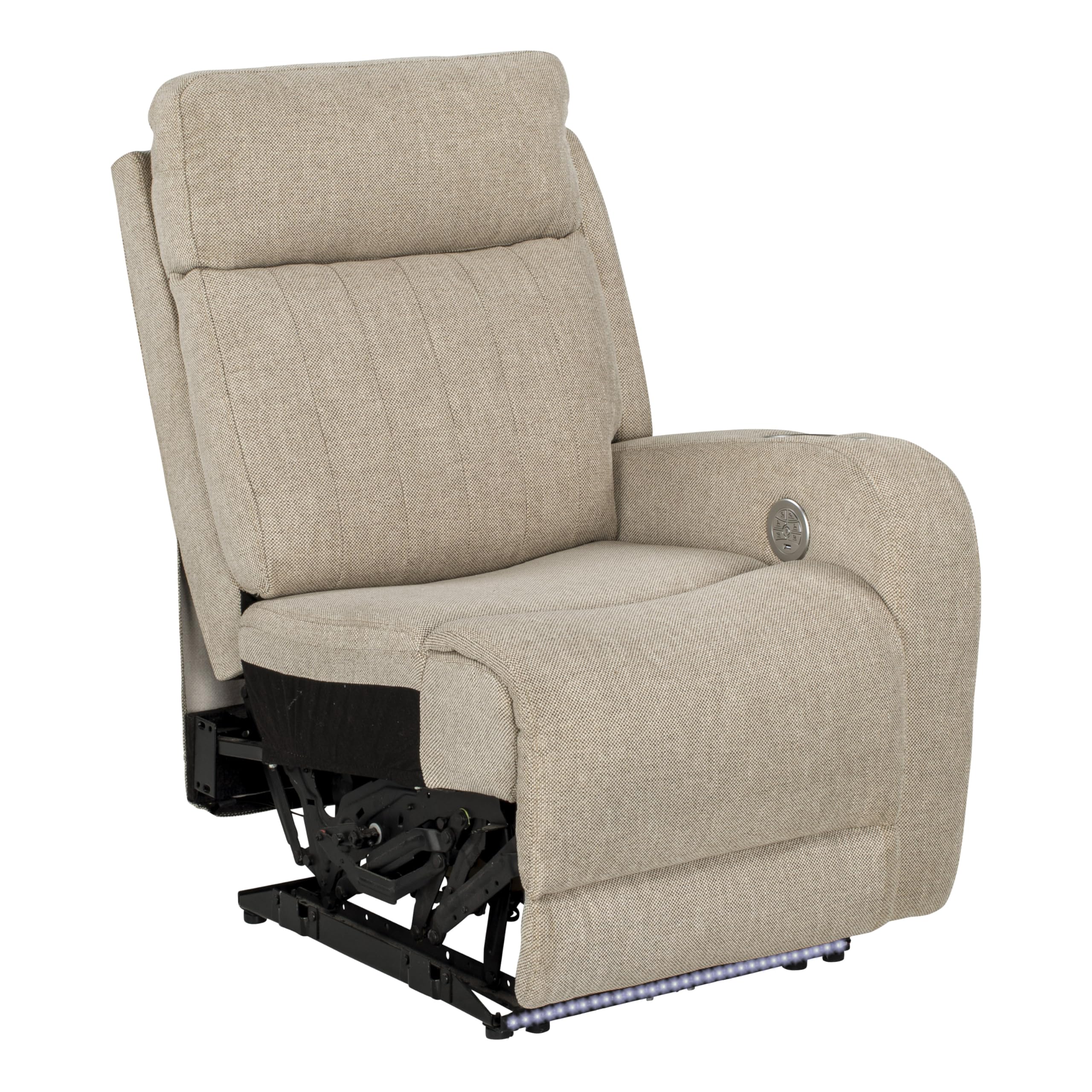 Thomas Payne® Luxury RV Theater Seating Seismic Series Recliner - Left Hand Configuration, Norlina – Remote Control Power Recline, Massage and Lumbar – Power Port Accessory Compatible – 2020129337