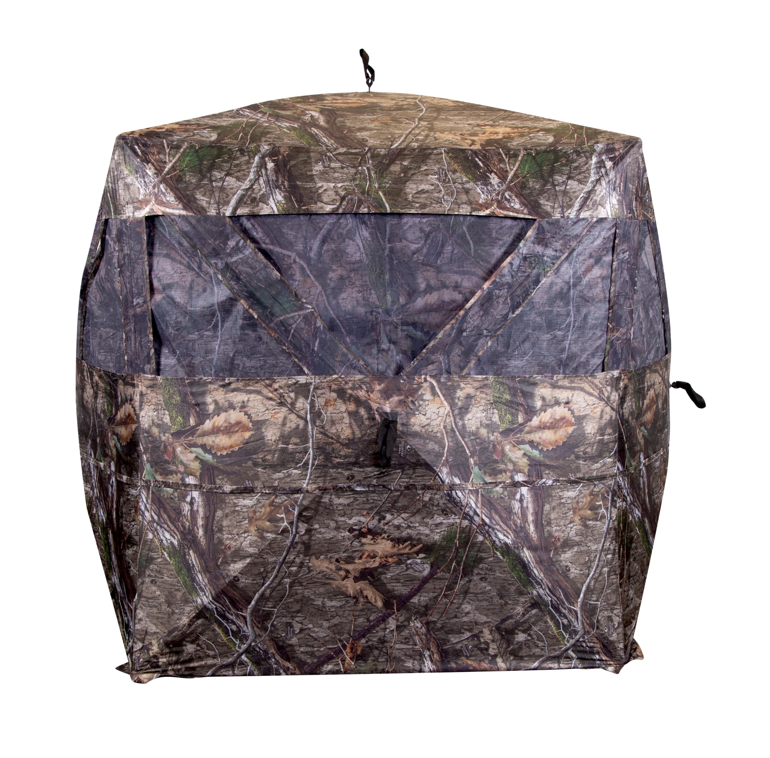 Pro Series Ameristep Extreme View Hub Blind | 3-Person Hunting Blind in Mossy Oak Country DNA Camo