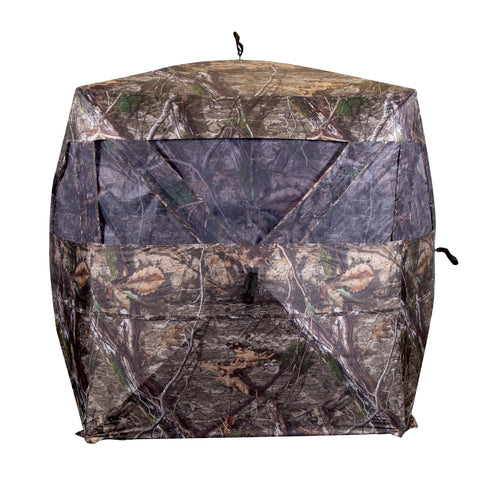Pro Series Ameristep Extreme View Hub Blind | 3-Person Hunting Blind in Mossy Oak Country DNA Camo