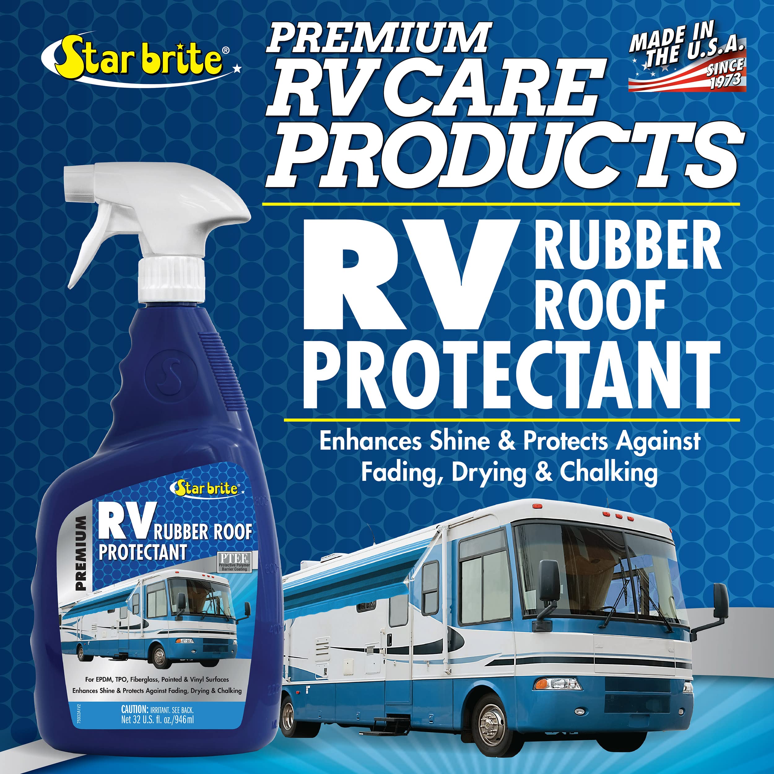 Premium STAR BRITE RV Rubber Roof Protectant - 32 OZ (075932)