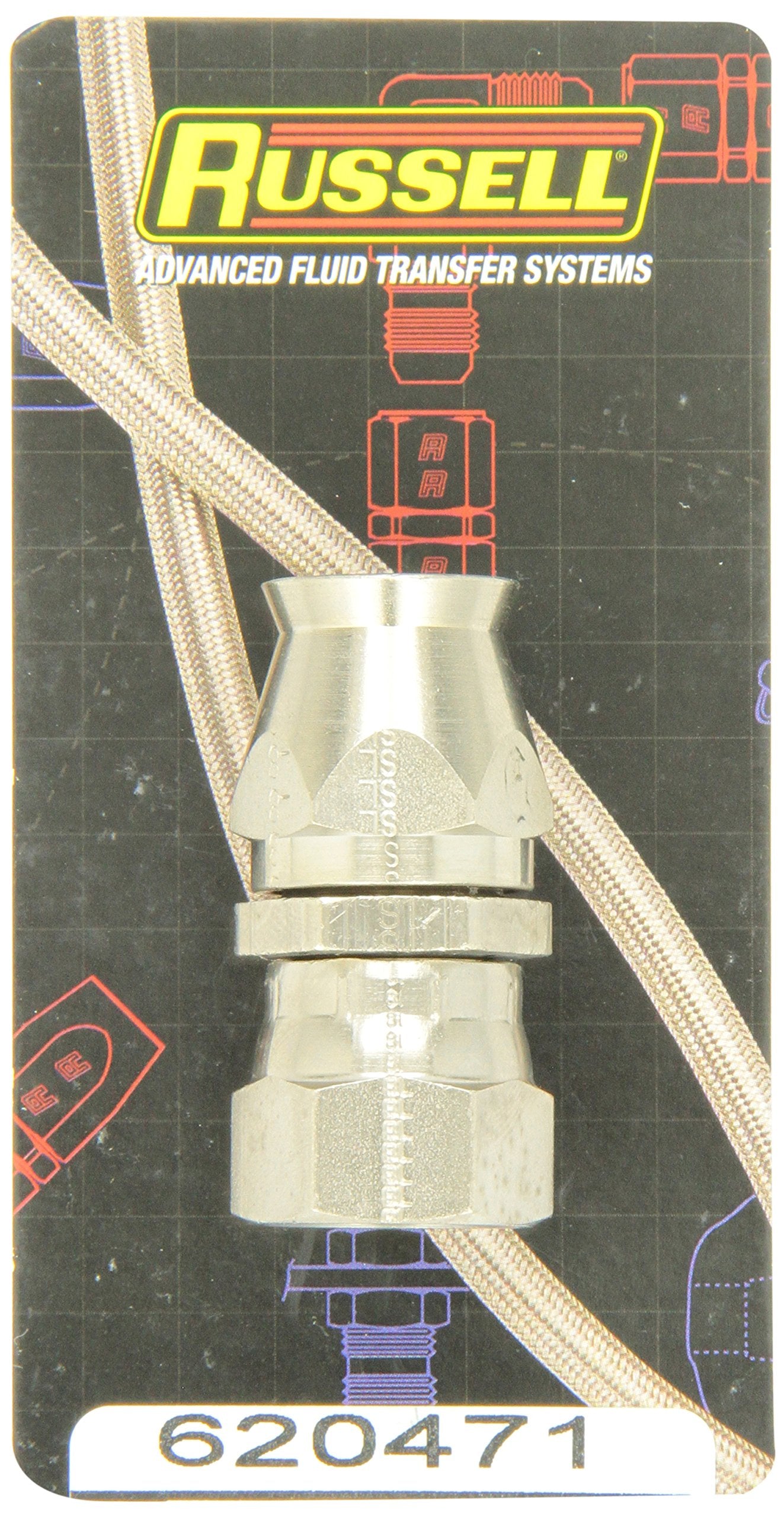 620471 RUSSELL Endura Hose End, 8 Straight
