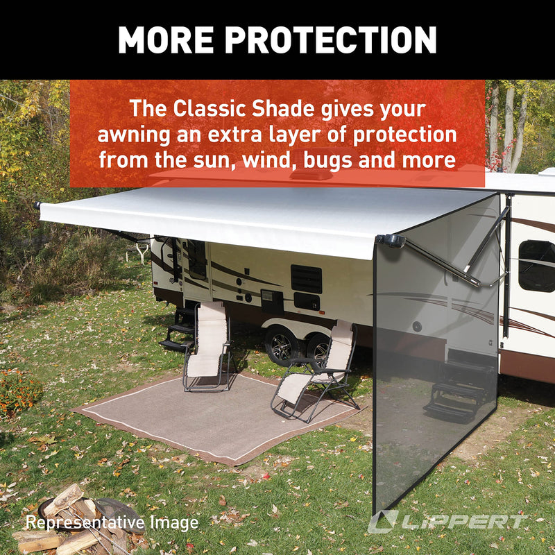 Solera Side Panel Super Shade for 5th Wheel, Travel Trailer and Motorhome RV Awnings, 8'