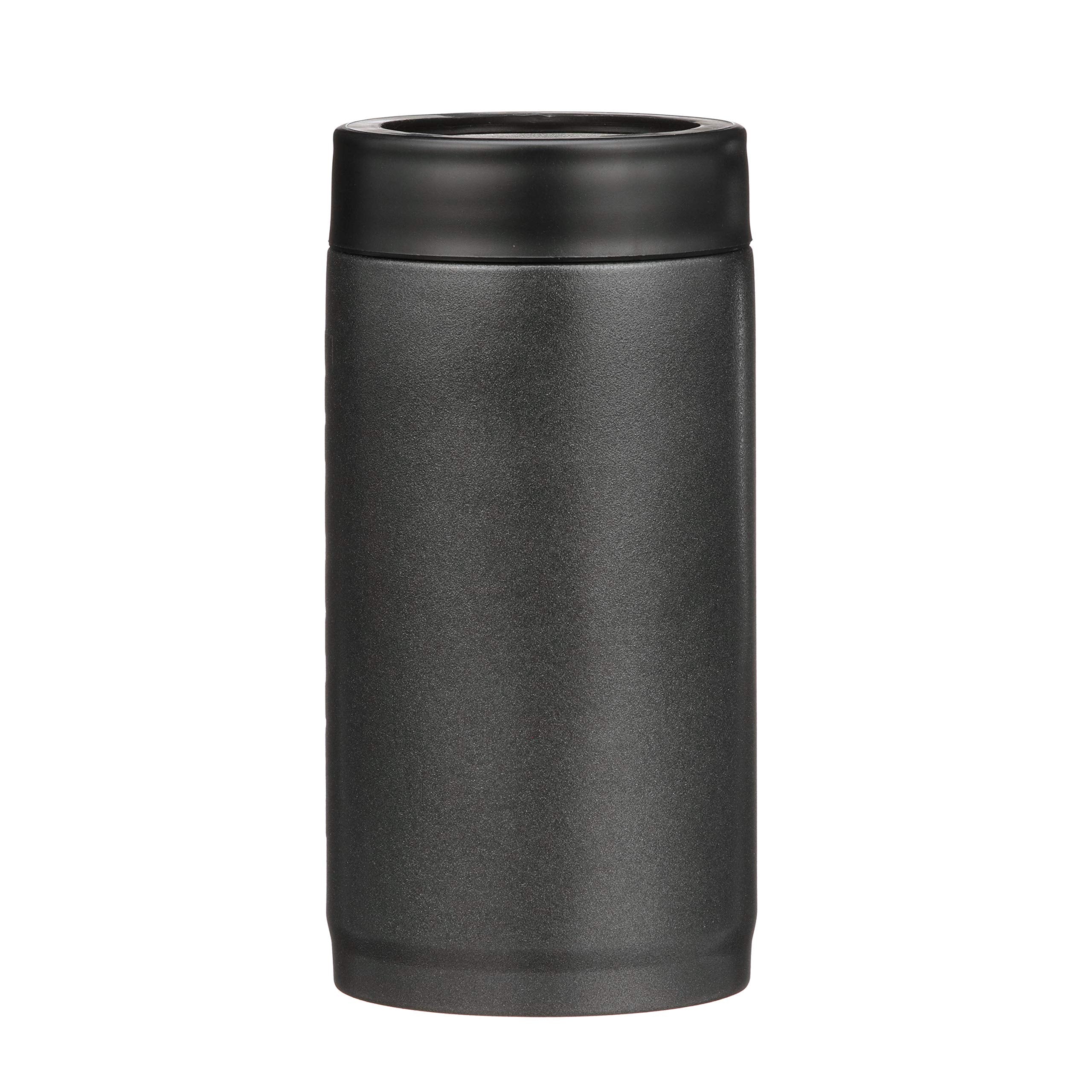 16 oz Grizzly Grip Pounder | Stainless Steel Vacuum Insulated Can Cooler | For 16 oz Tallboy Beer and Energy Drinks Reusable Durable | Charcoal