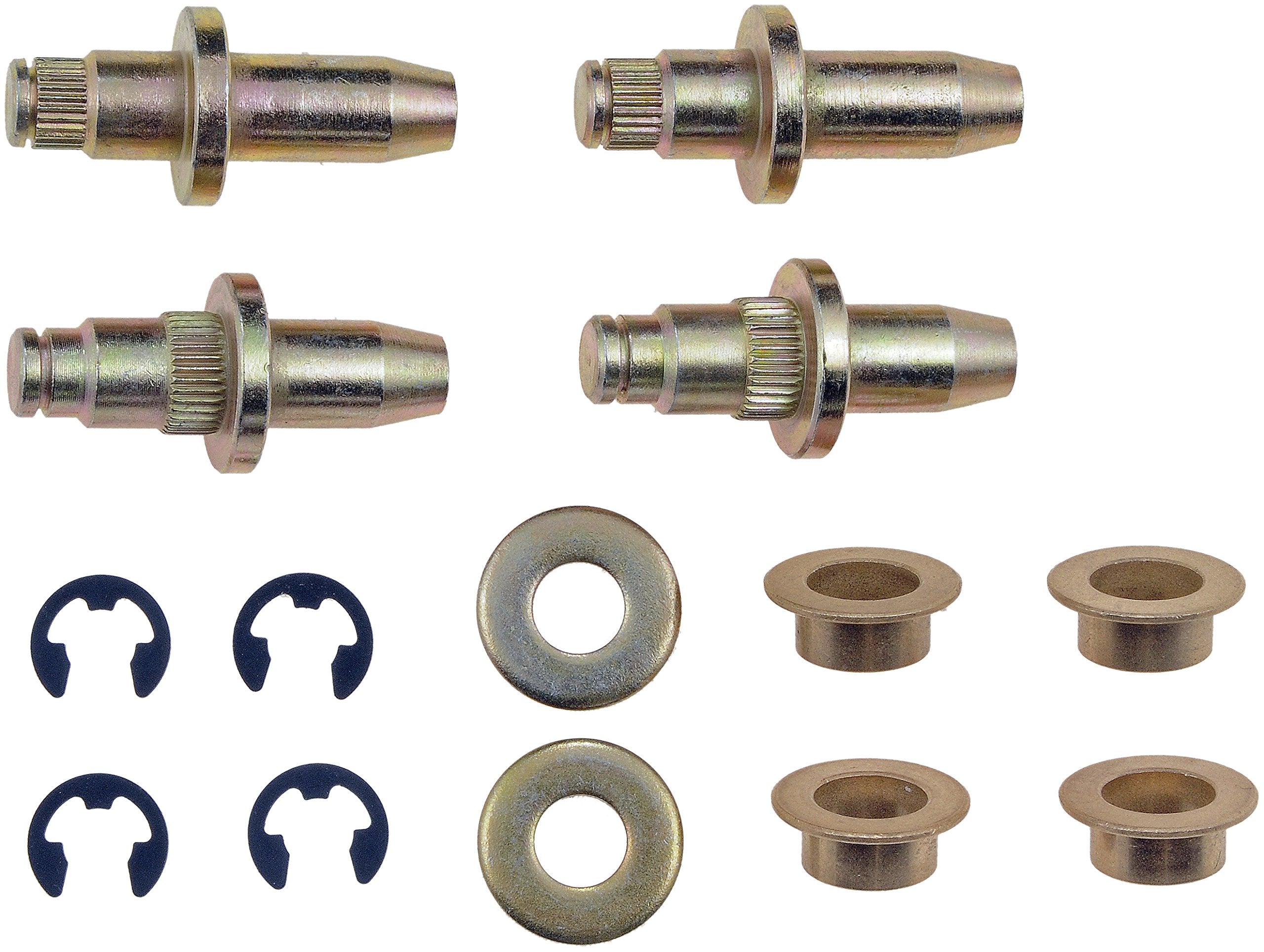 Dorman Door Hinge Pin And Bushing Kit 38437 - 4 Pins, 4 Bushings, 2 Washers, And 4 Clips Compatible with Select Cadillac / Chevrolet / GMC Models