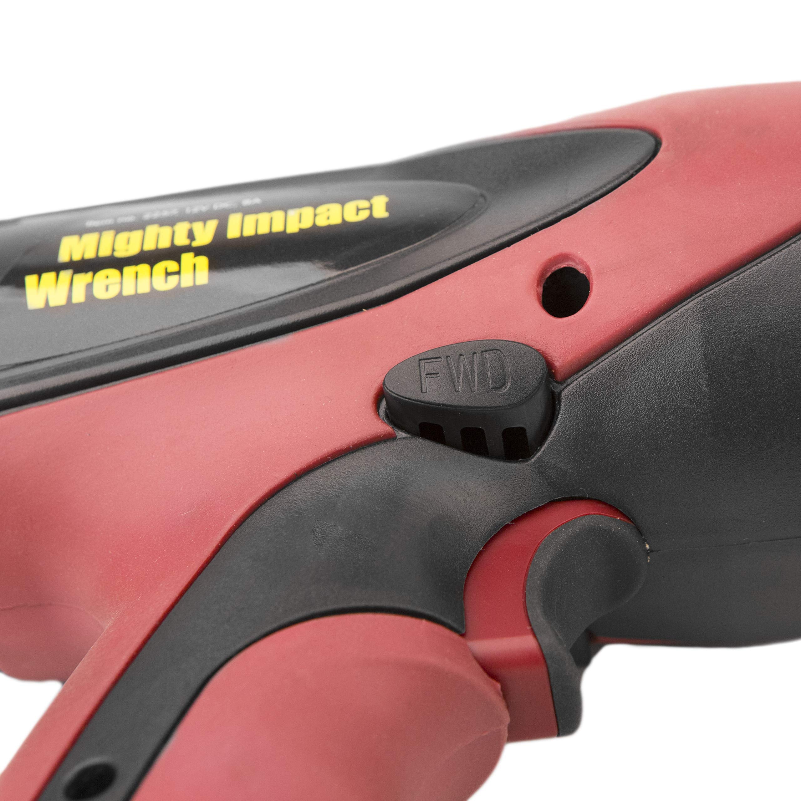Wagan 12V DC Mighty Impact Wrench EL2257, 1/2 inch 12 Volt Electric Impact Wrench Kit, 271 ft-lbs, Tire Repair Tools with Sockets and Carry Case