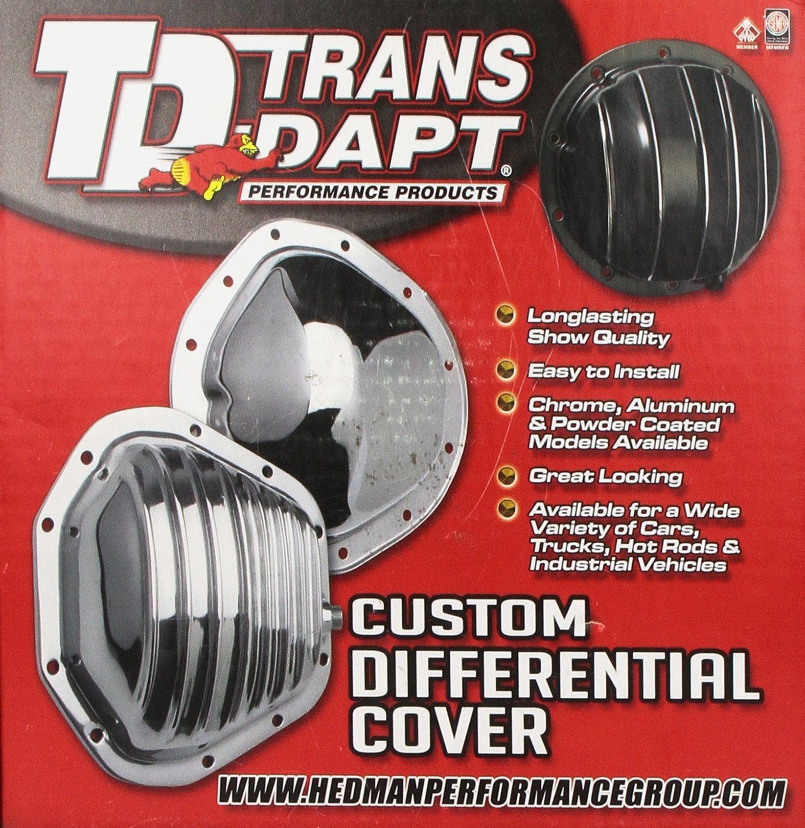 Diff Cvr W/Gskt, Bolts Trans-Dapt 8782