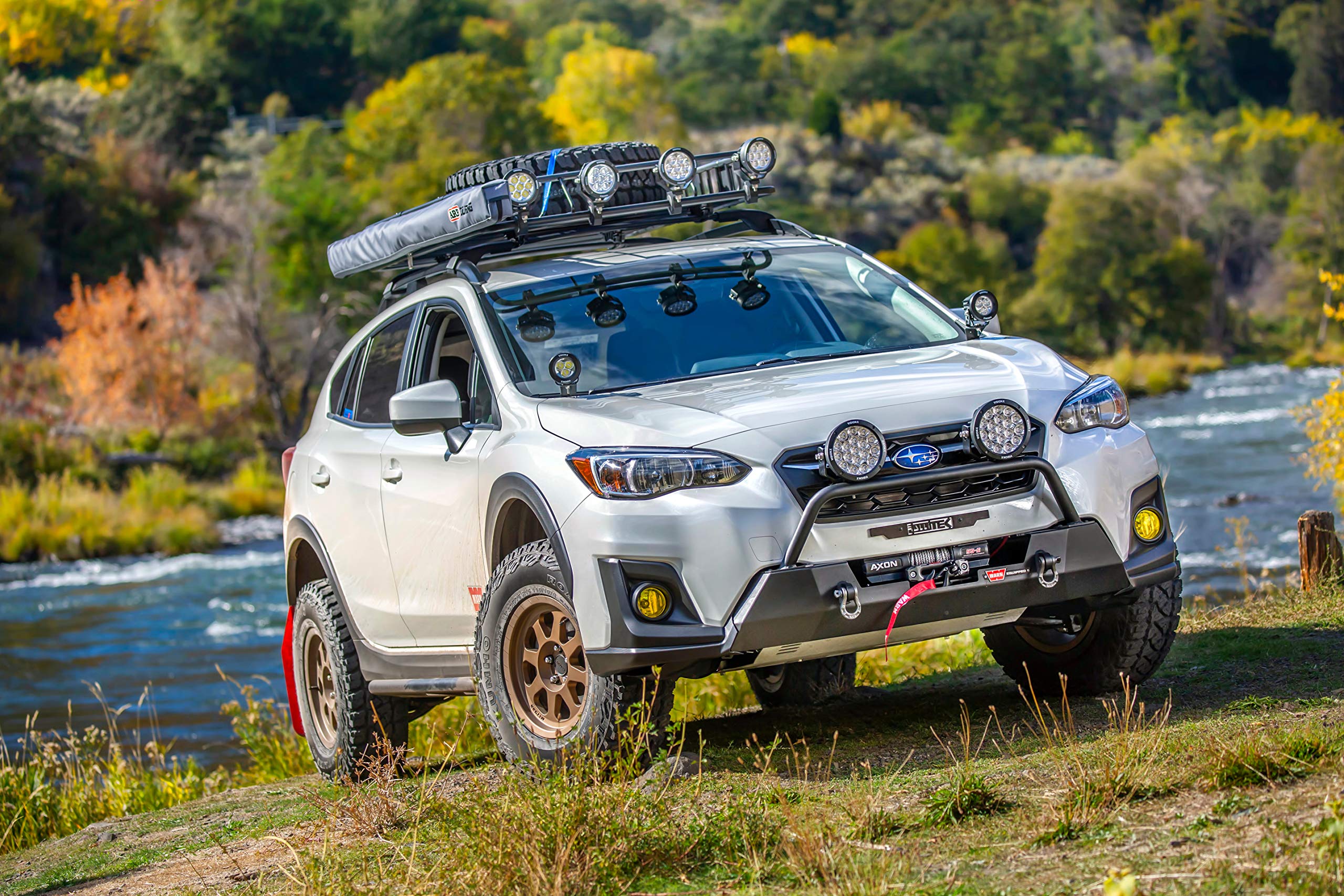 Bolt-On WARN 106236 Grille Guard Tube Kit, Fits: Subaru Crosstrek (2018-Current)