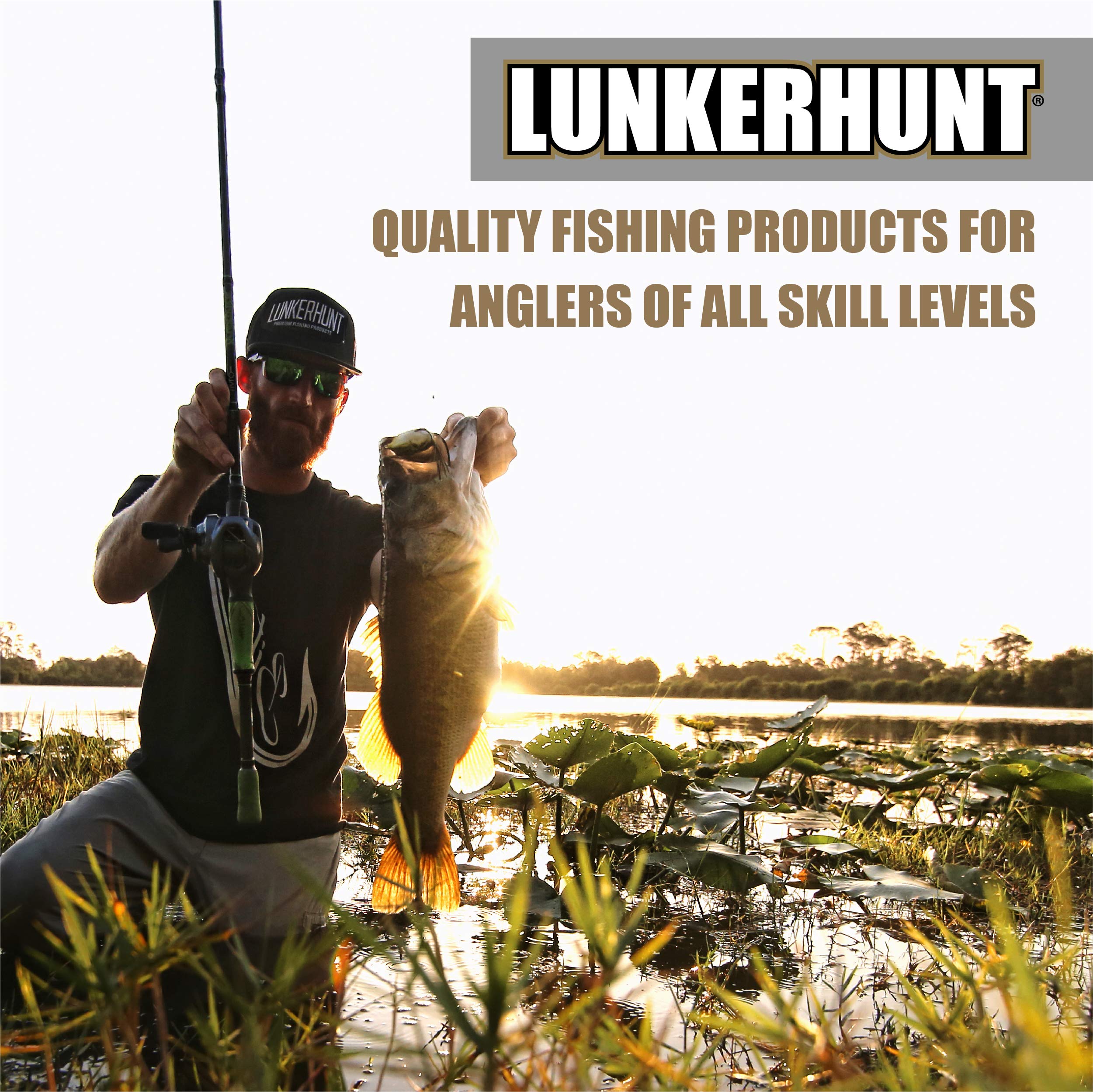 Finesse Swimbait Lunkerhunt Pre-Rigged, Perfect Pumpkin – Soft Bait Fishing Lure with Realistic Design, Weedless Mushroom Head Jig, Weighs ¼ oz, 3” Length