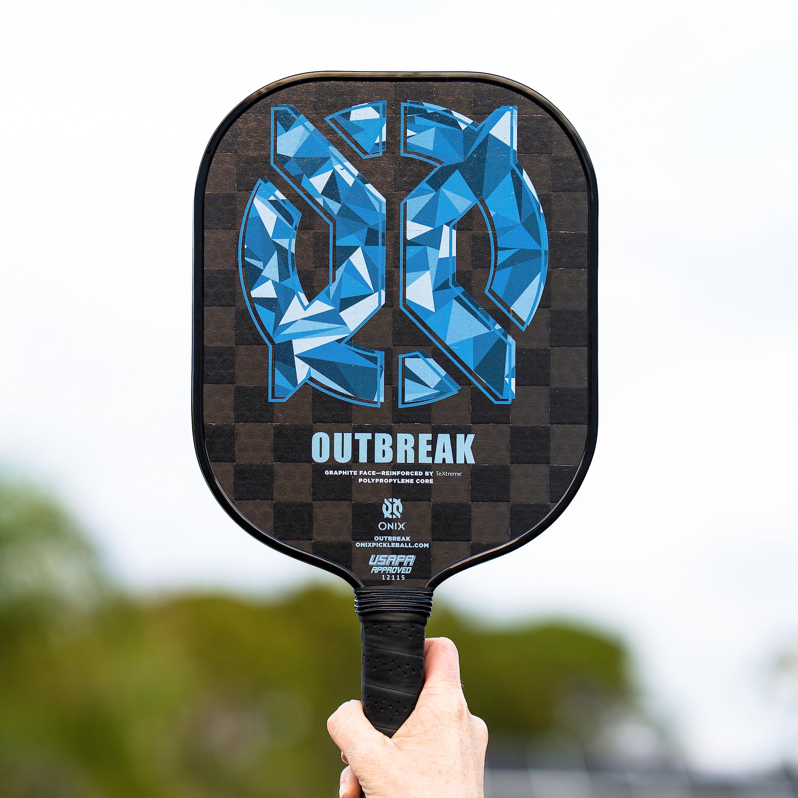 ONIX Pickleball Paddle Outbreak Reinforced by TeXtreme® Technology for Improved Performance and Stronger Play