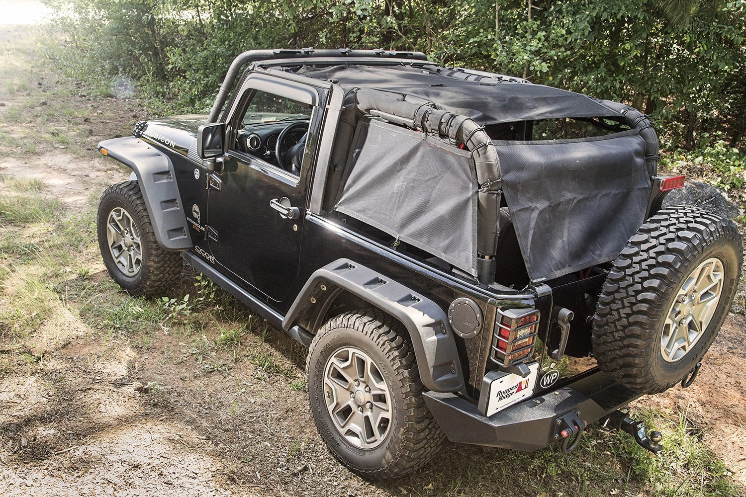 Eclipse Cargo Barrier | Rugged Ridge | 13579.41 | Fits 2007-2018 Jeep Wrangler JK 2-Door