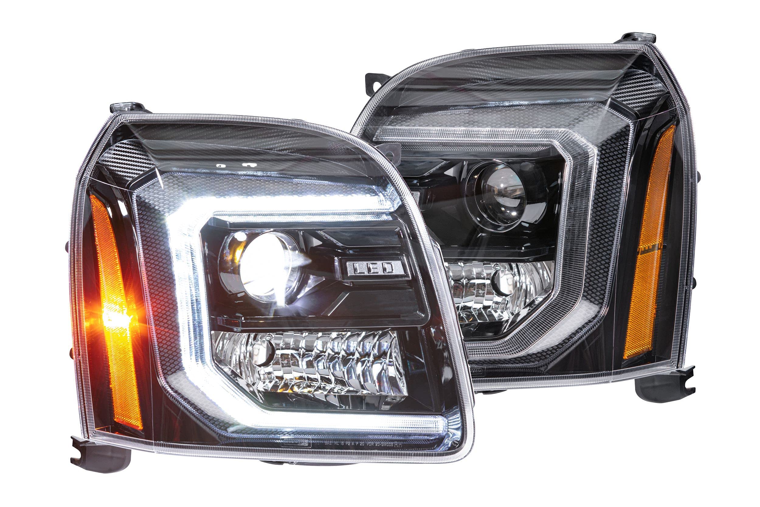 Morimoto XB LED Headlights Hybrid, Plug and Play Headlight Housing Upgrade for GMC Yukon (09-14), DOT Approved LED Assemblies (1x LF557)