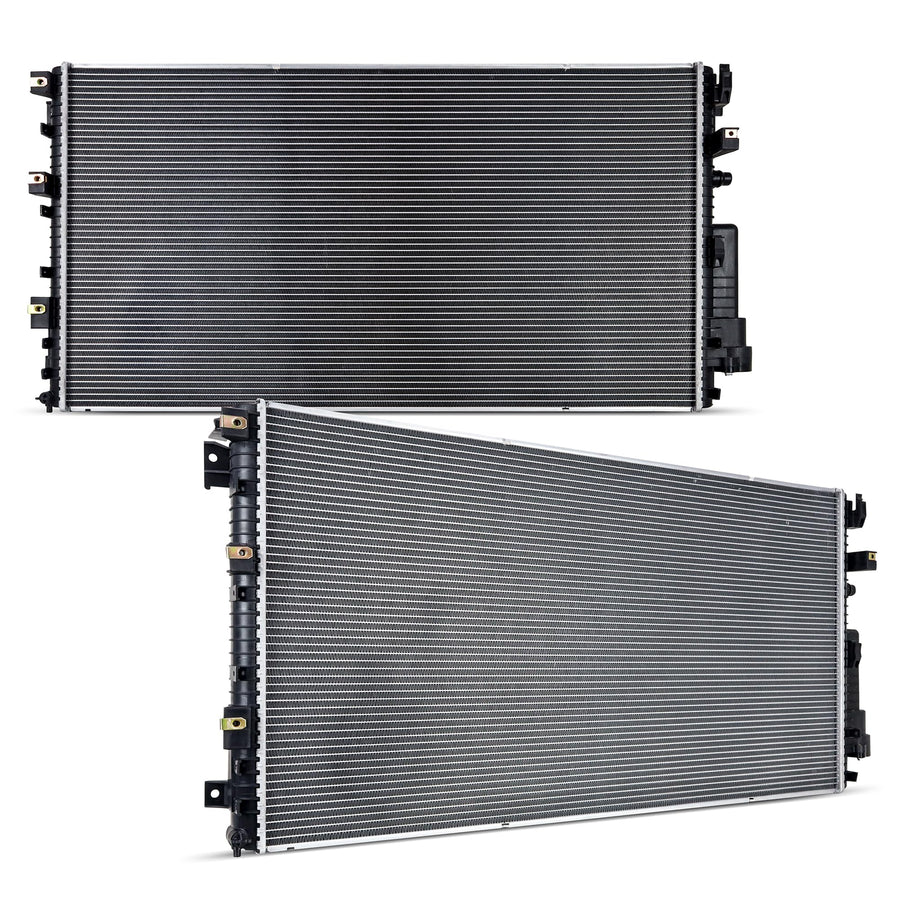 Mishimoto Replacement R13716 Secondary Radiator, Compatible with Ford Powerstroke 6.7L, 2017-2022