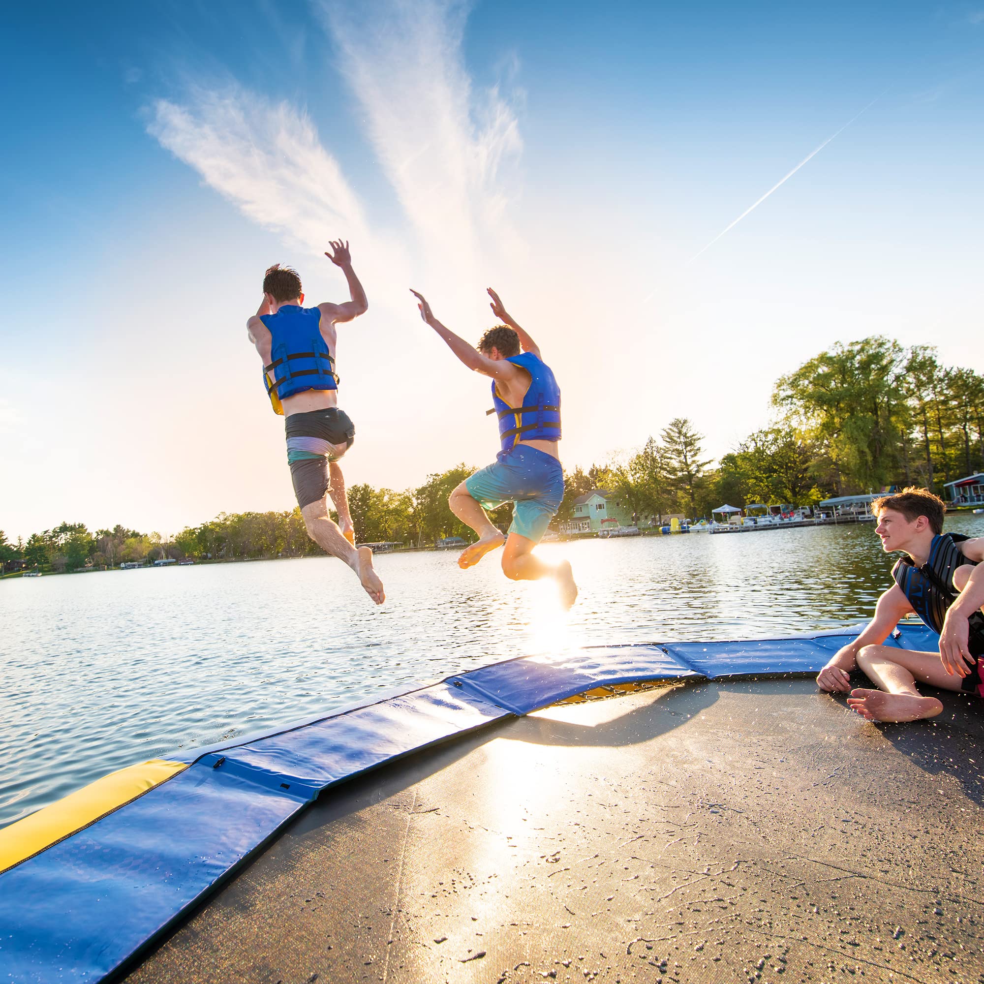 Eclipse Water Bouncer RAVE Sports, Blue/Yellow, 20 Foot