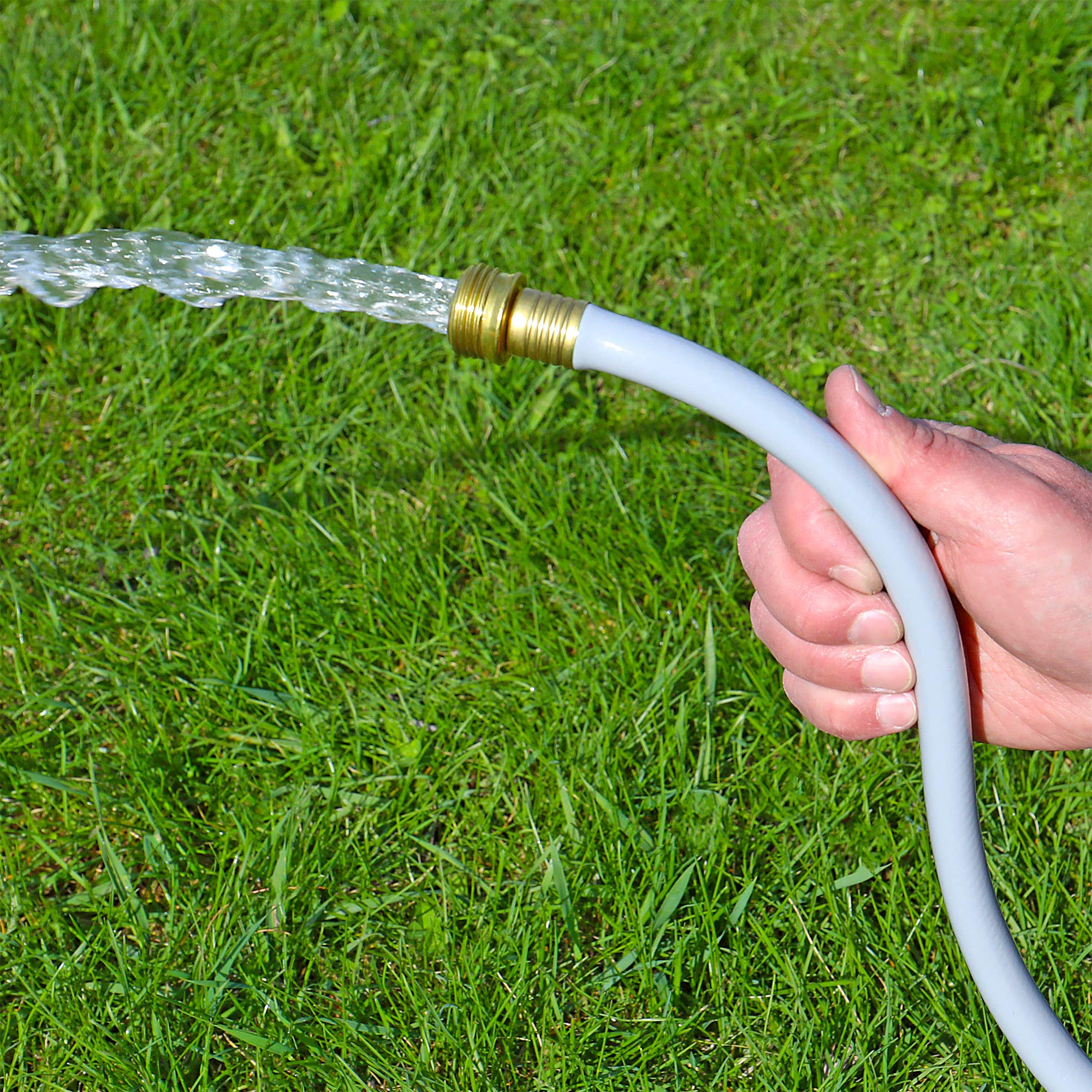 Flushing Hose Valterra for RVs, Campers, Trailers - 1/2" x 25', Gray