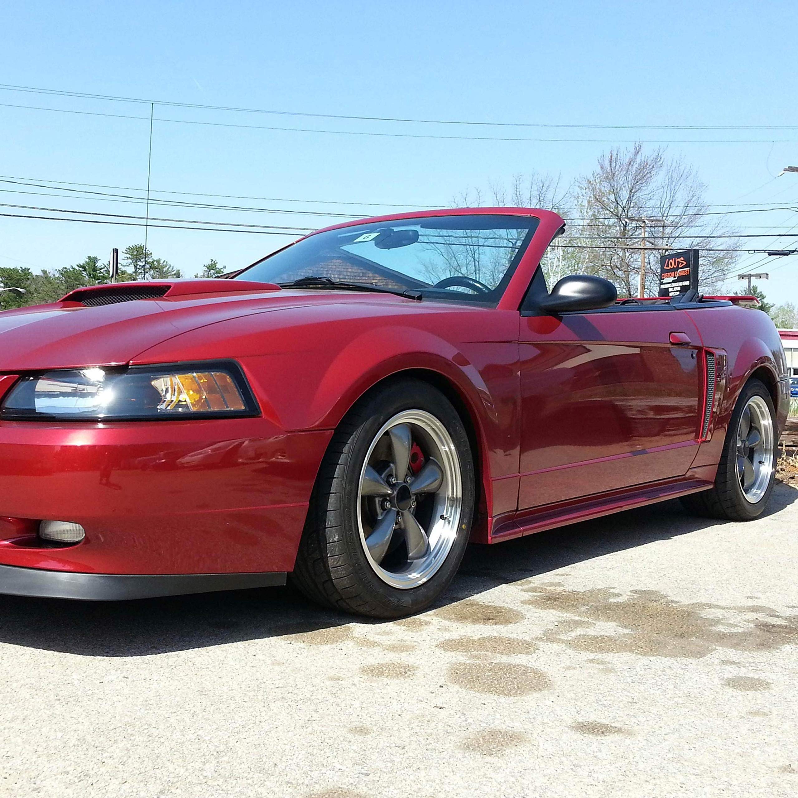 17 Inch OE Wheels FR01 Rim Fits Mustang Bullitt Style 5x114.3 17x8 Gloss Anthracite Machined Lip - Hollander 3448 (1)