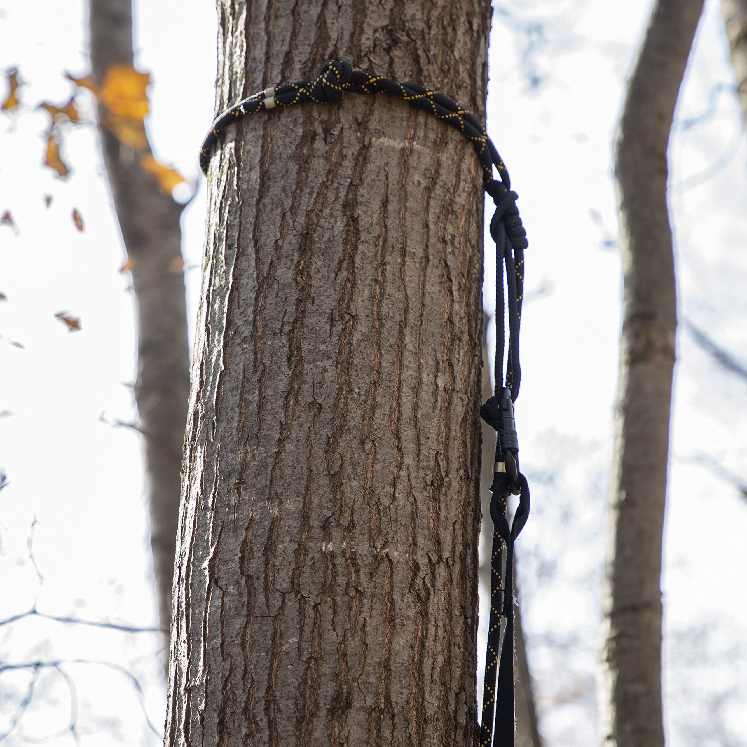 8’ Rivers Edge® Harness Tree Rope, 8' Long-Weather-Resistant Rope, Tree Strap Replacement, Easy to Use, Heavy-Duty Locking Carabiner, 300 lb. Capacity, RE788