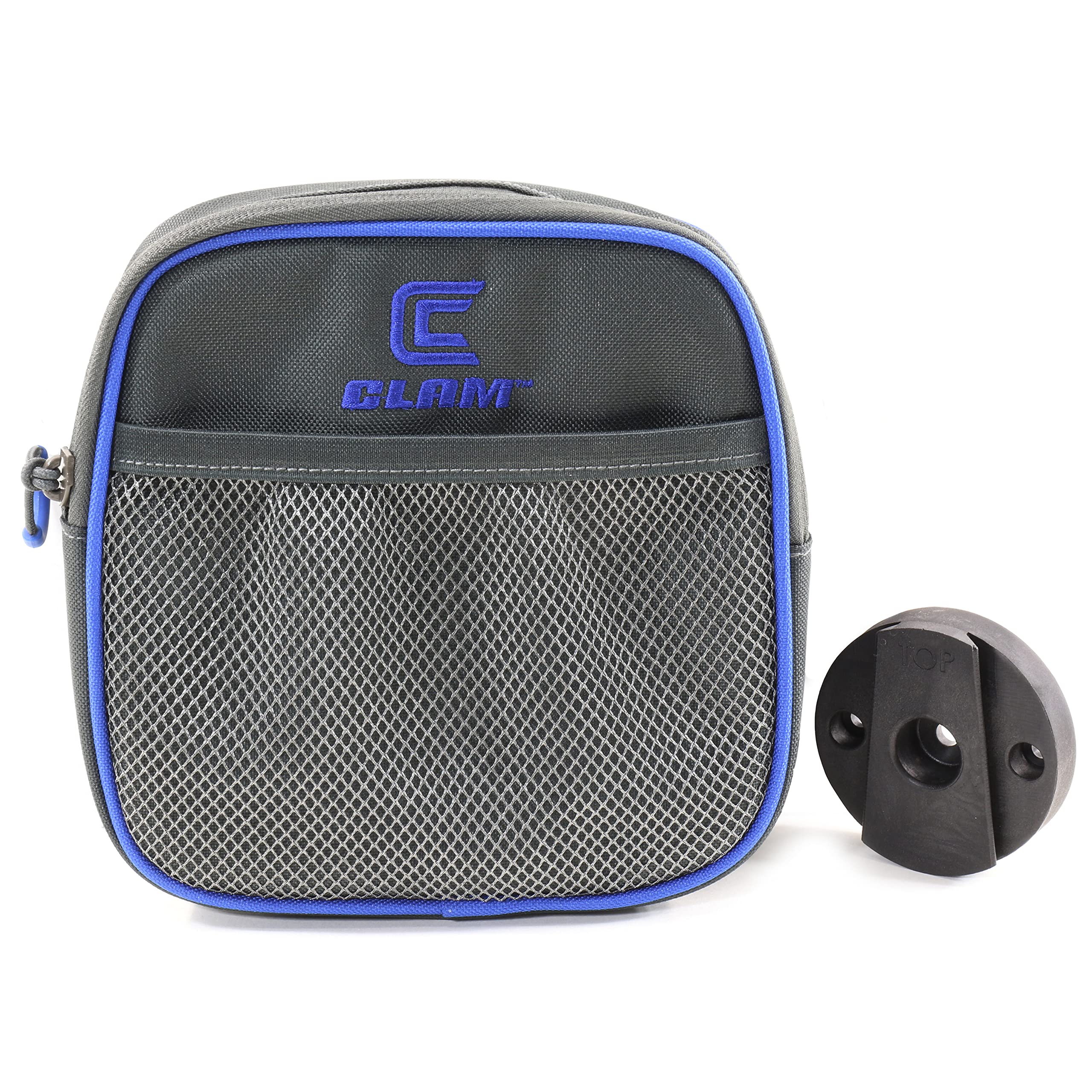 ClamLock Gear Pocket: Ice Fishing Accessory Organizer for Walls, Hub Shelters – Efficient ClamLock System Storage, Model 15949